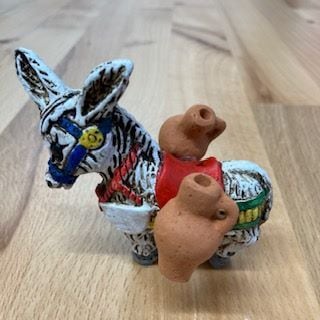 スペイン陶器 ロバの置物 | zakka kisiro スペイン雑貨札幌キシロ
