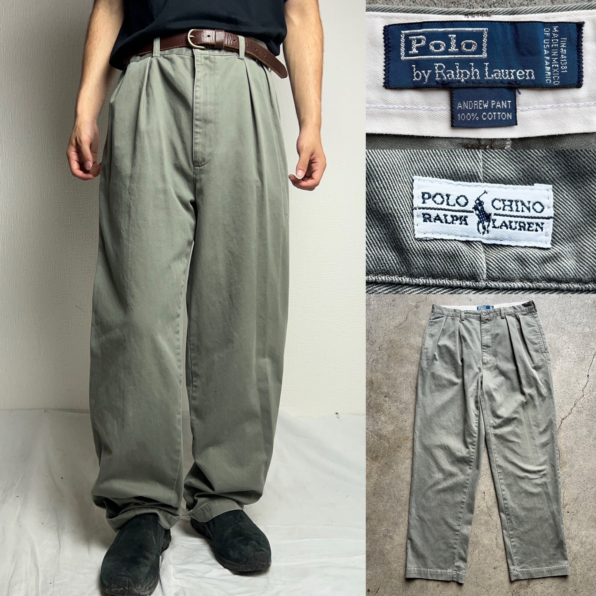 90s ラルフローレン アンドリューパンツ ビンテージ usa old ポロチノ