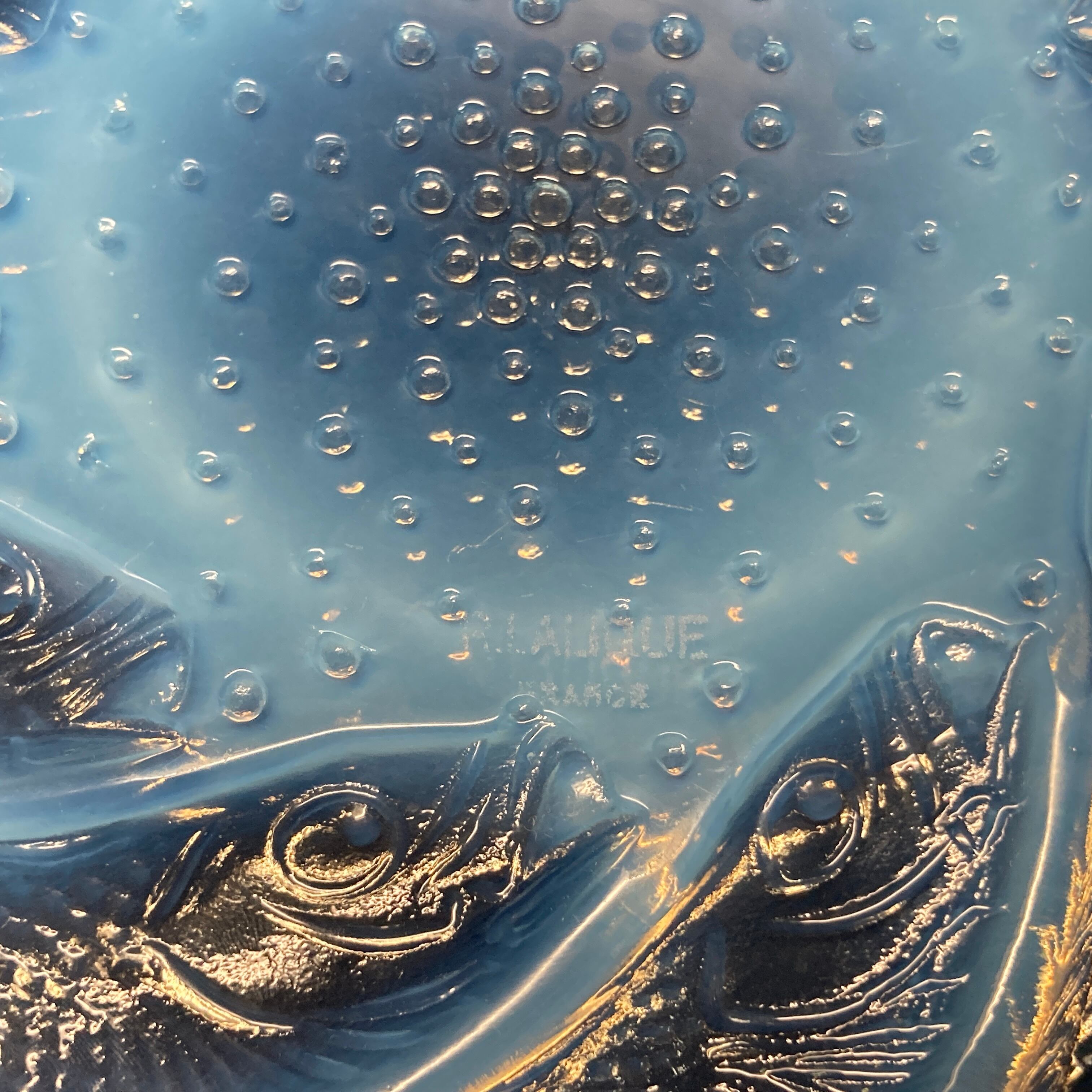 マッチーさま 深淵なるオパルセント ラリック本人作品 ポワソン 大鉢