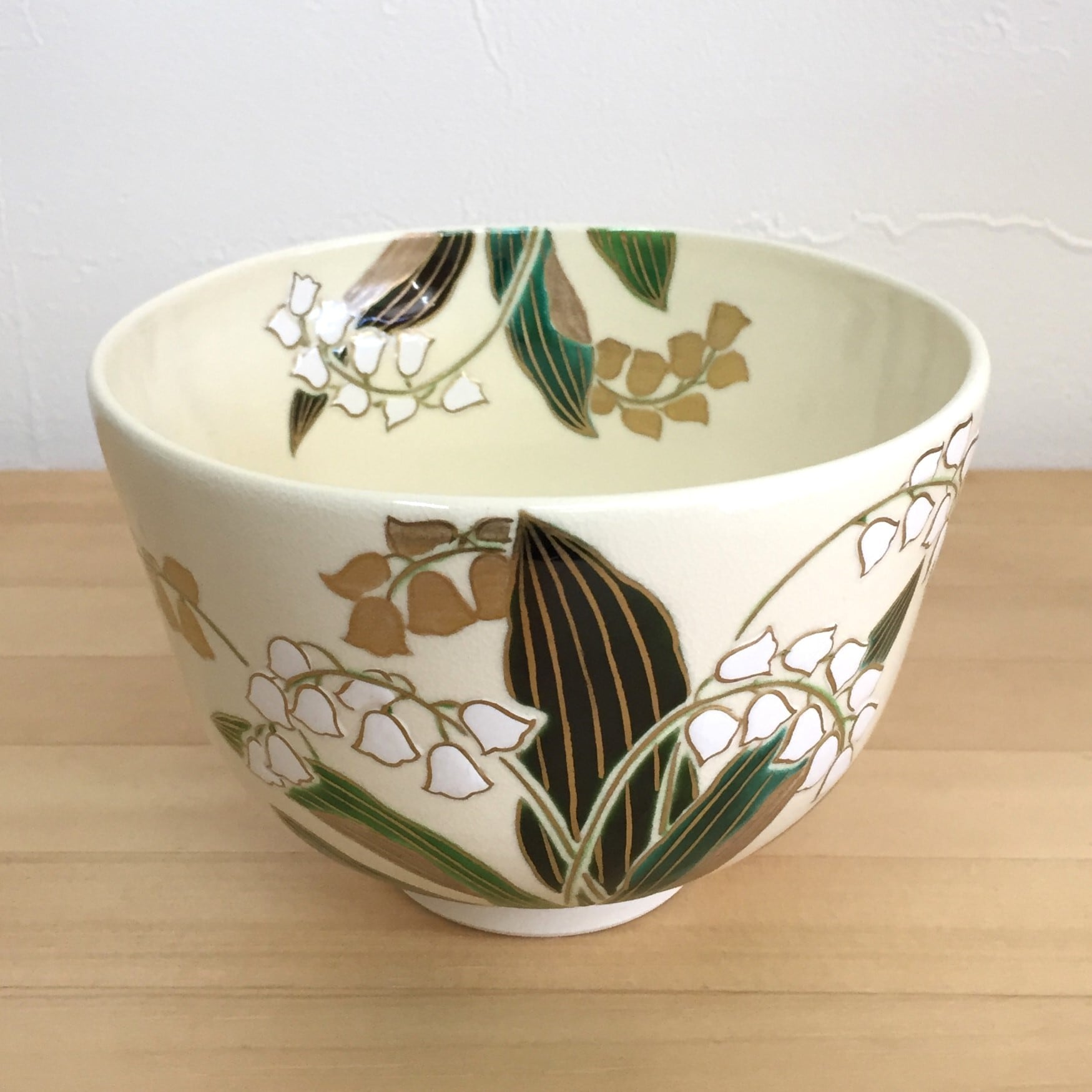 色絵茶碗 未草 山本閑人 色絵茶碗 未草 山本閑人