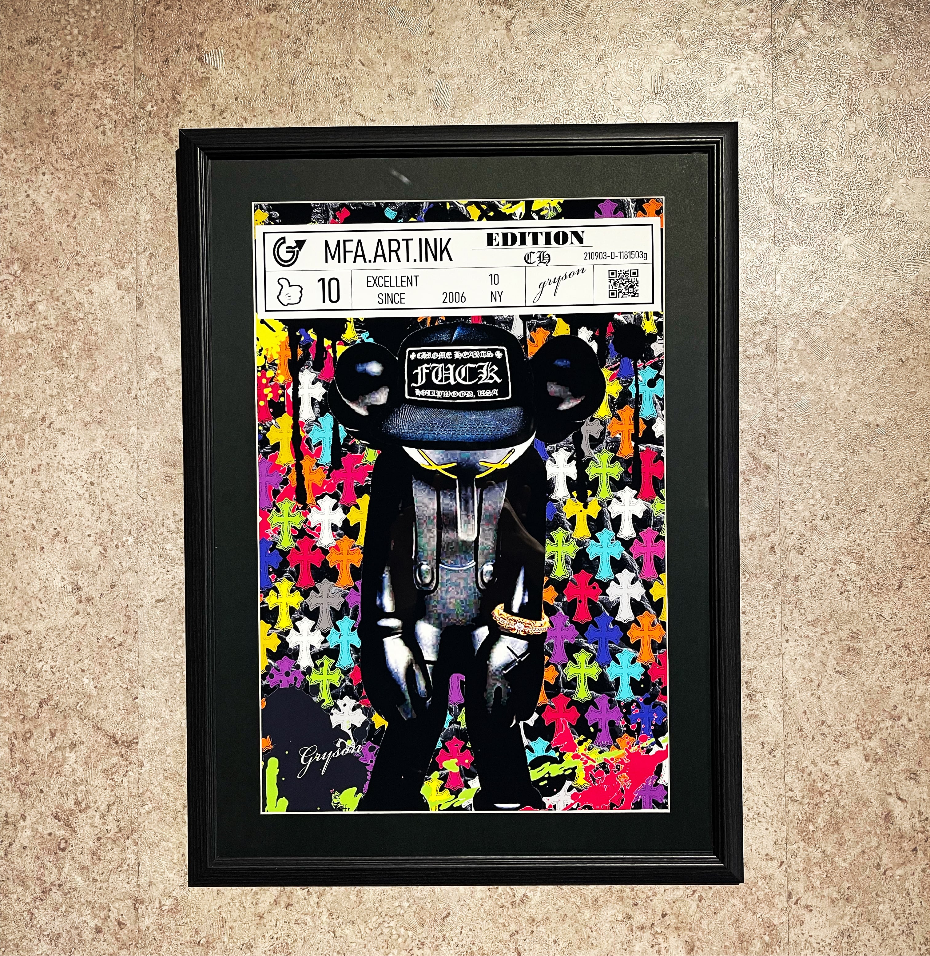 Grysonアート2.5Lマリリンモンローオマージュアートパロディアート | MFA