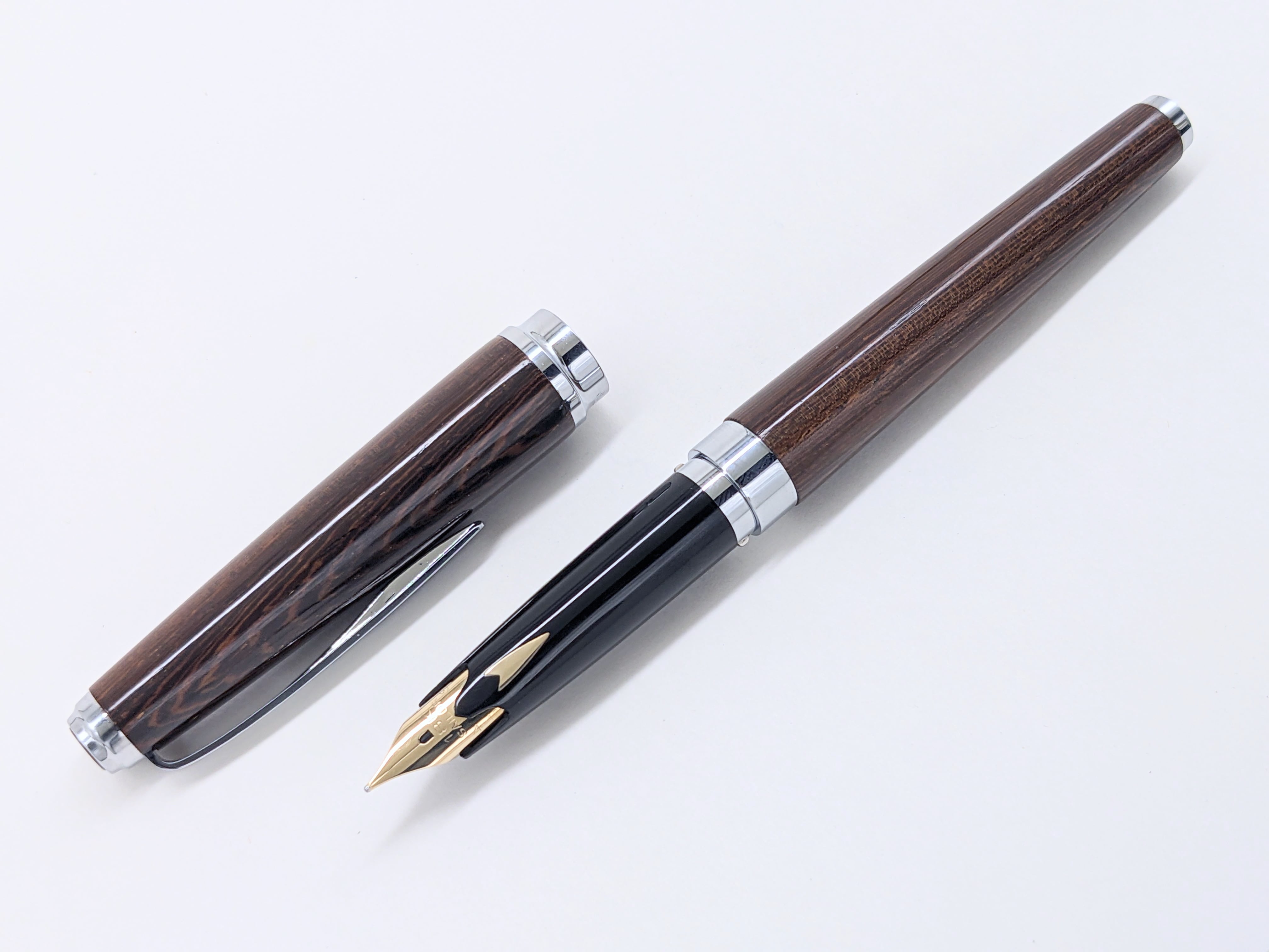80s セーラー万年筆 世界の銘木シリーズ 鉄刀木 シルバートリム 旧