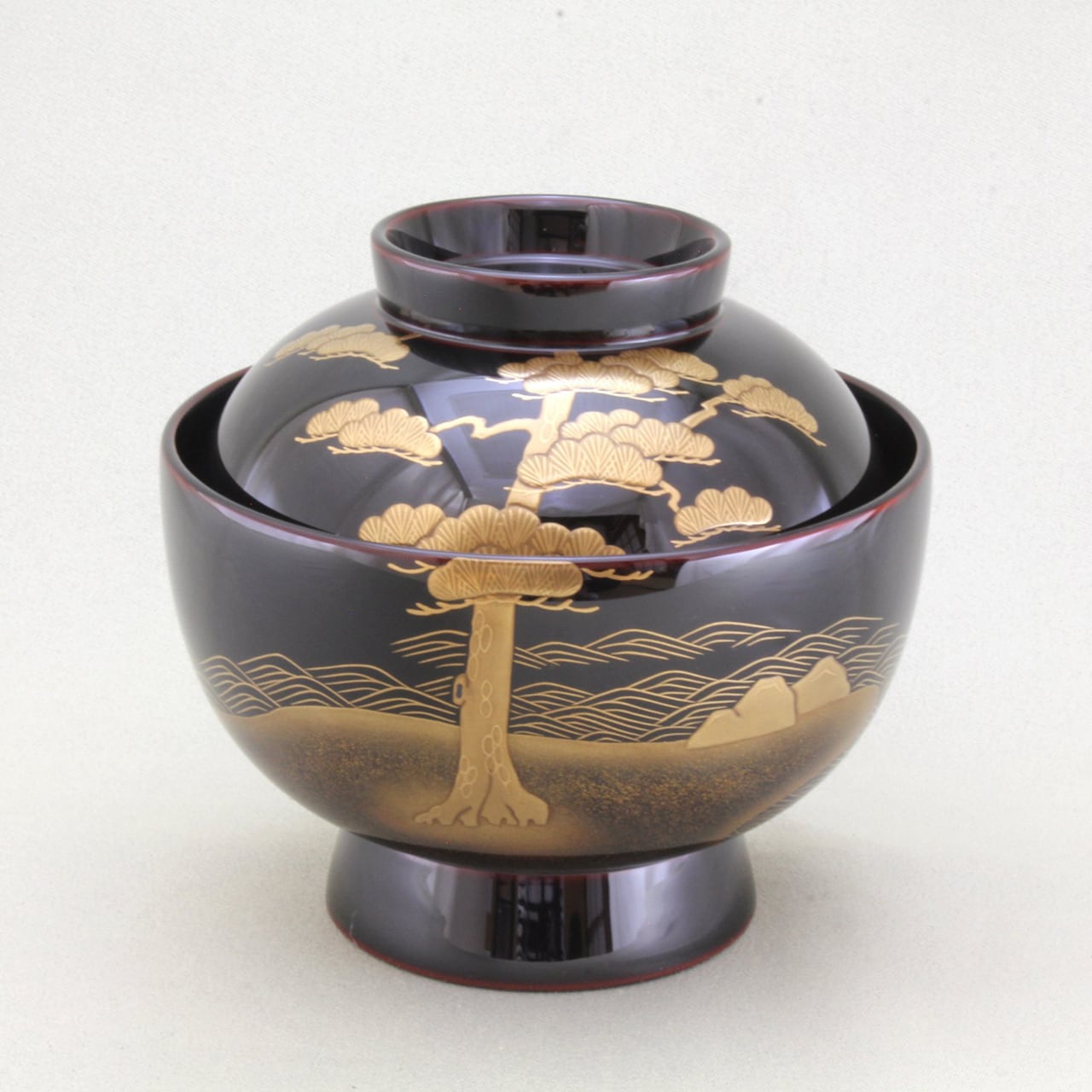 13 輪島塗 夫婦雑煮椀／松島蒔絵／ペア | 輪島塗 加藤漆器店 公式