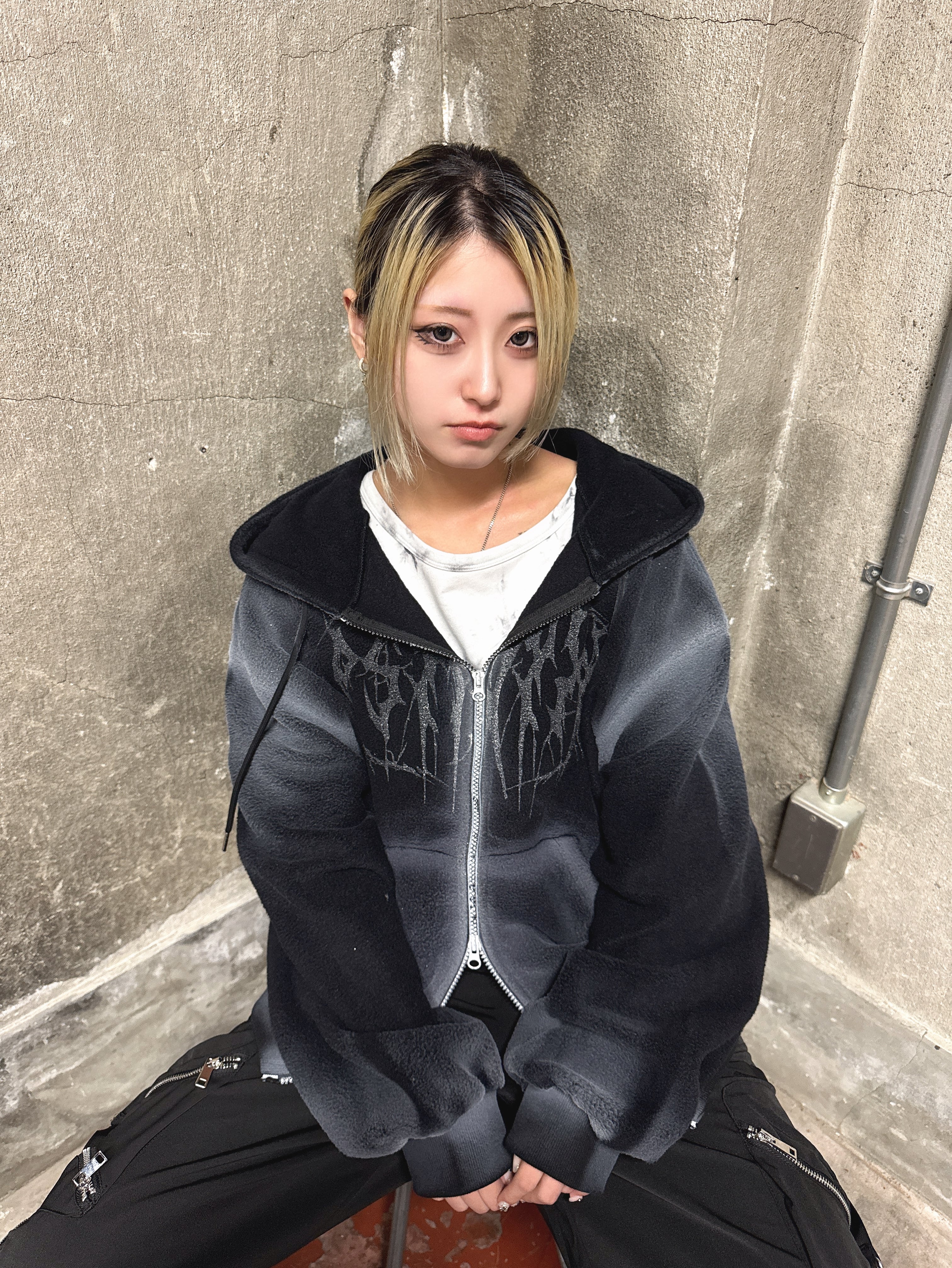 PSYNYXX 魔法陣フーディパーカー | 韓国系ユニセックスTHICC サブカル