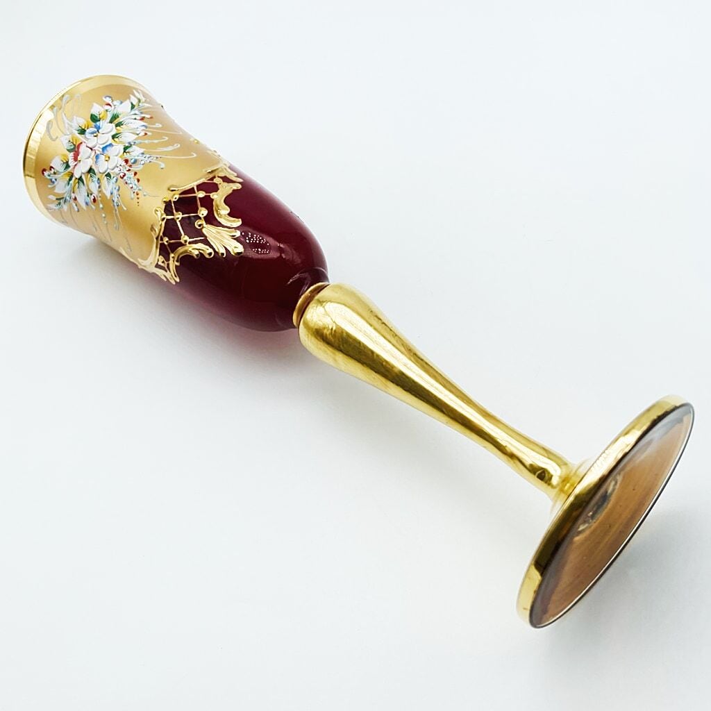 エナメル 金彩 ヴェネチアングラス MURANO 1950s ヴィンテージ