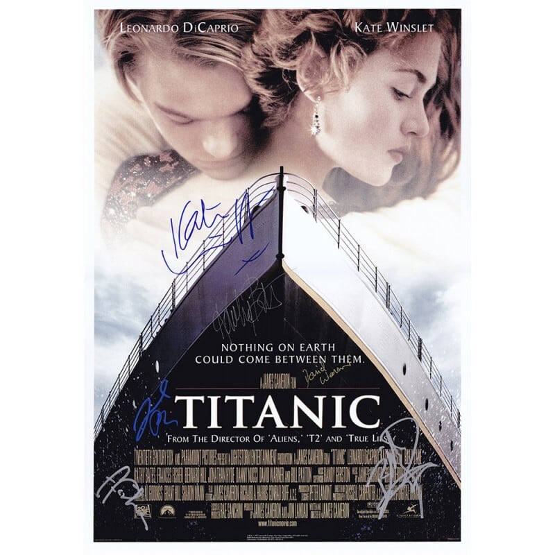 Titanic 初航海 ポスター 証明書付き額入り Titanic 初航海 ポスター