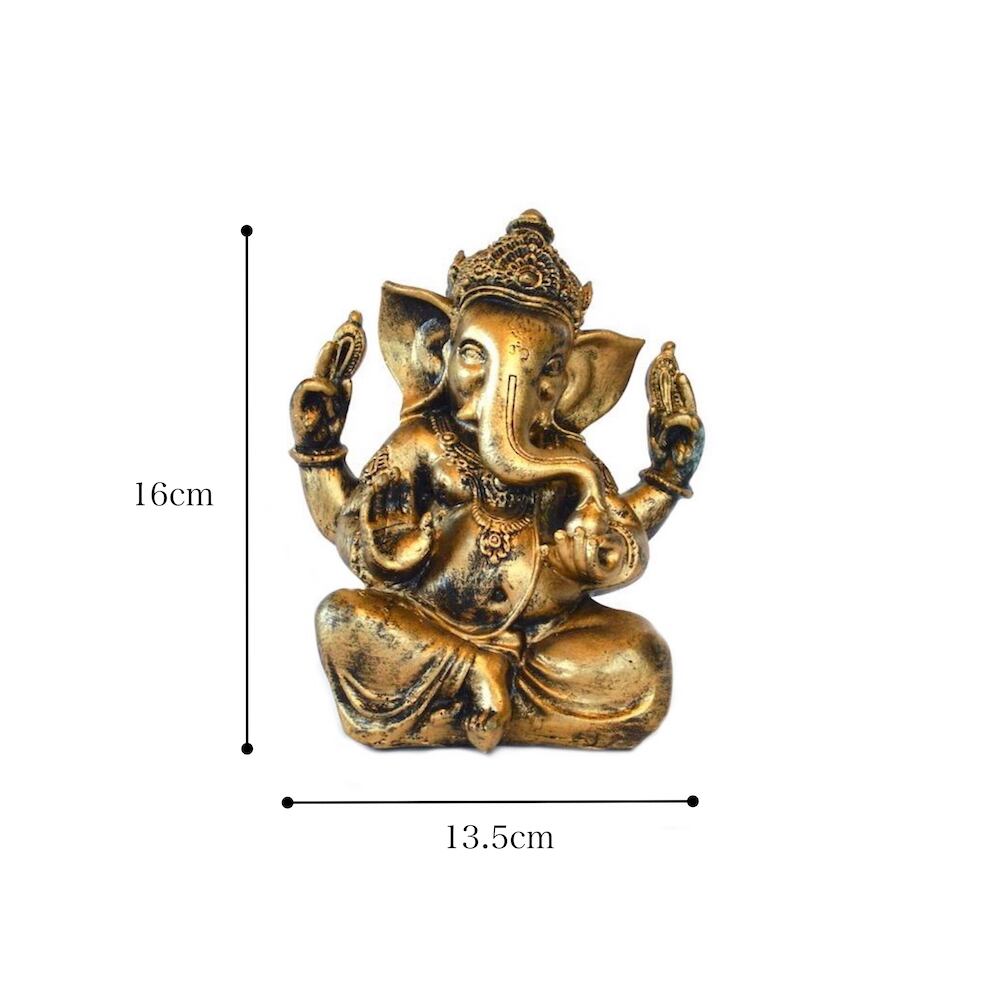 インドの神様幸せのガネーシャローズクオーツ 商売繁盛縁結び 置物展示