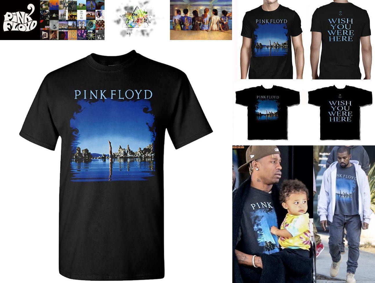 送料無料】トラビススコット カニエウエスト着用 PINK FLOYD ピンク