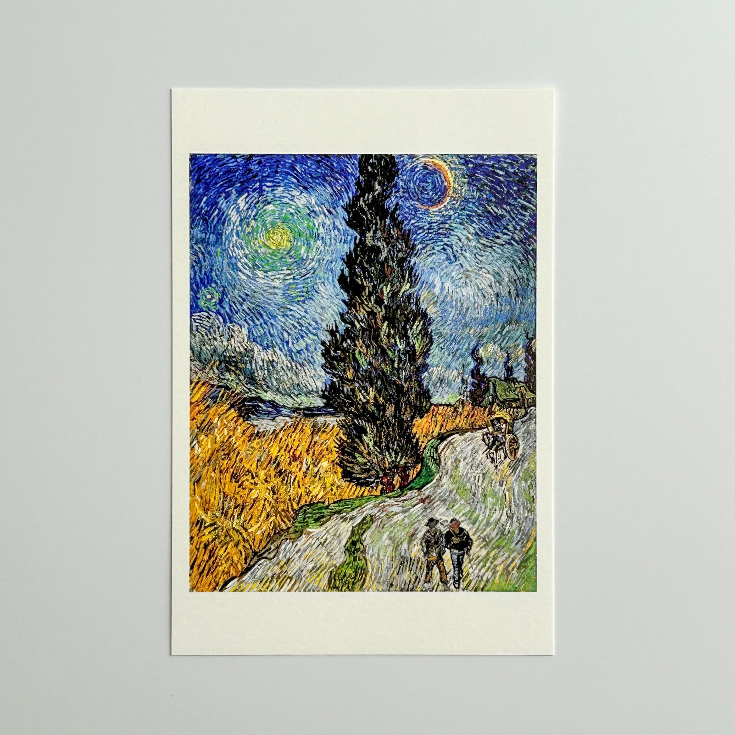 ゴッホ アートポストカード 糸杉と星の見える道 | hmm, by 東京都