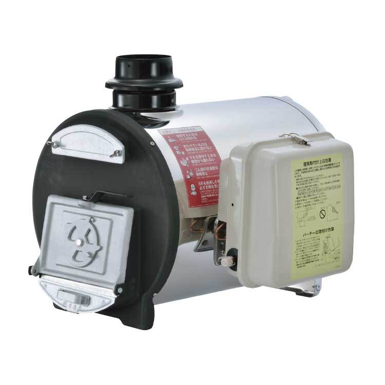 □長府 薪兼用風呂釜/循環式/露天風呂/給湯器/ボイラー/ソロキャンプ