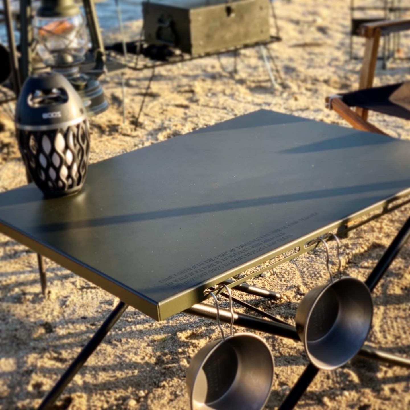 CAMP GEEKS ブリッジテーブル オークブラック IGT対応 Brige-table