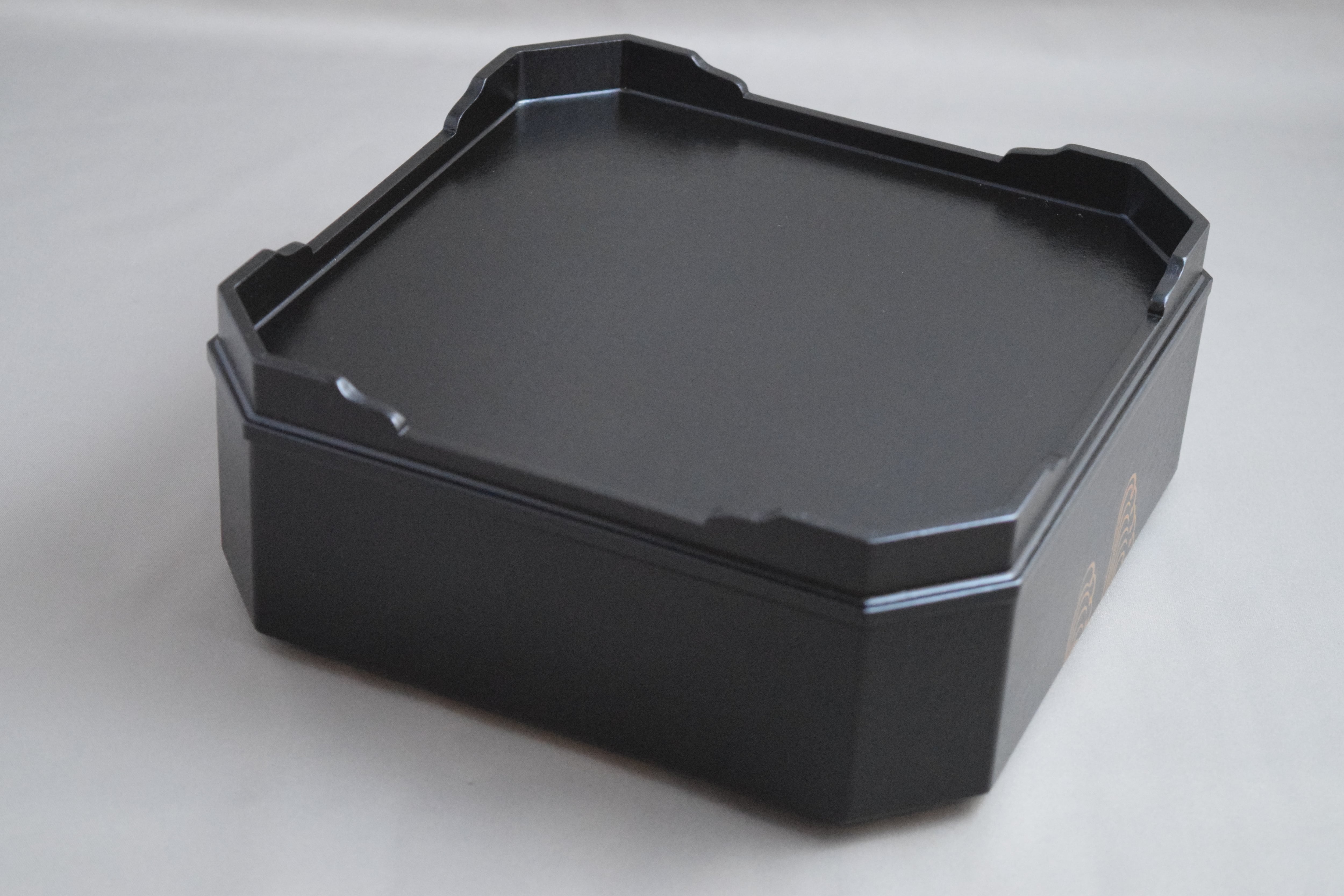 食籠『上杉満樹而妙斎書付』八角食篭蒔絵漆器お茶道具書付箱工芸品