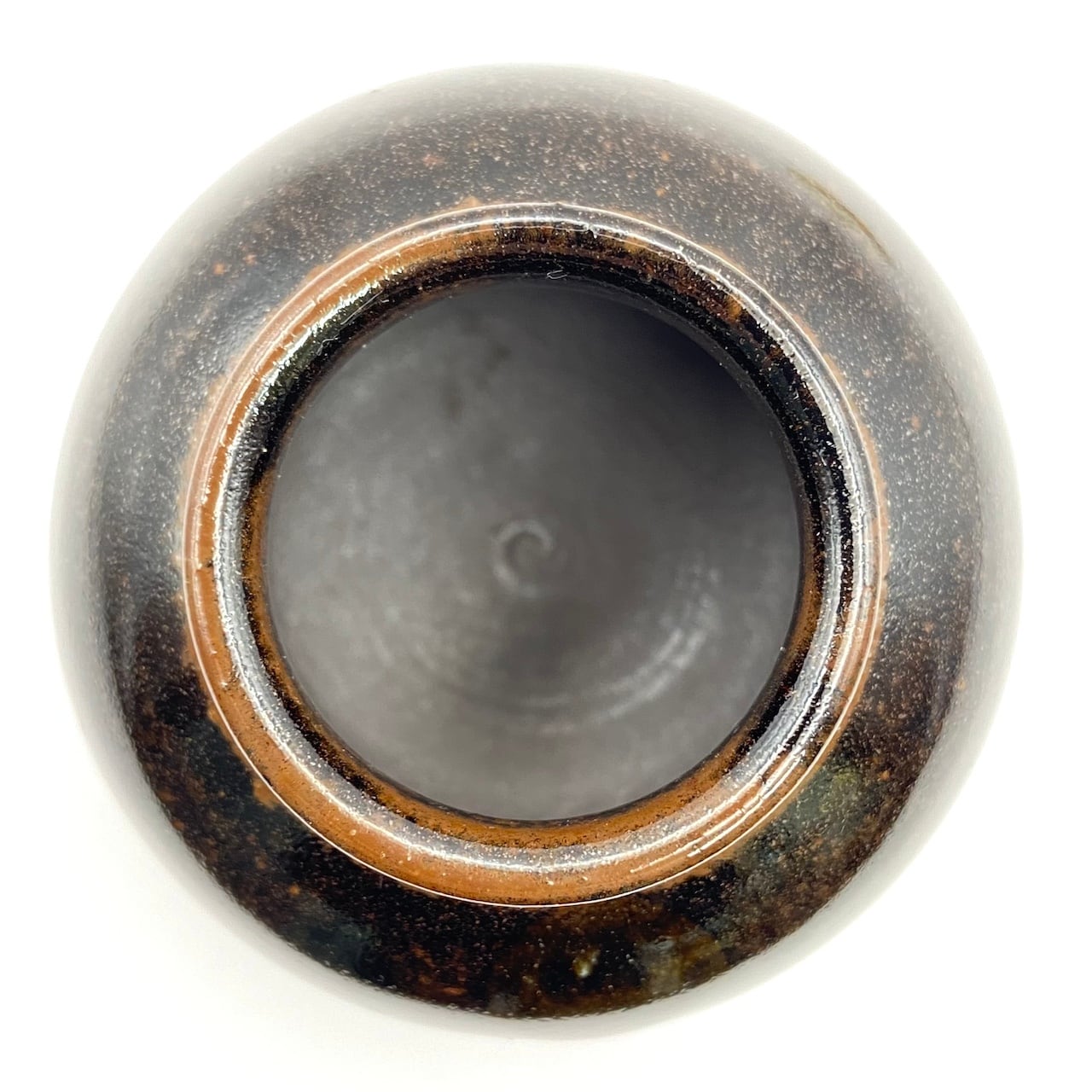 新古】羽室文琳茶入 松本鉄山 共箱入 仕覆：笹蔓緞子 | 錦玉堂