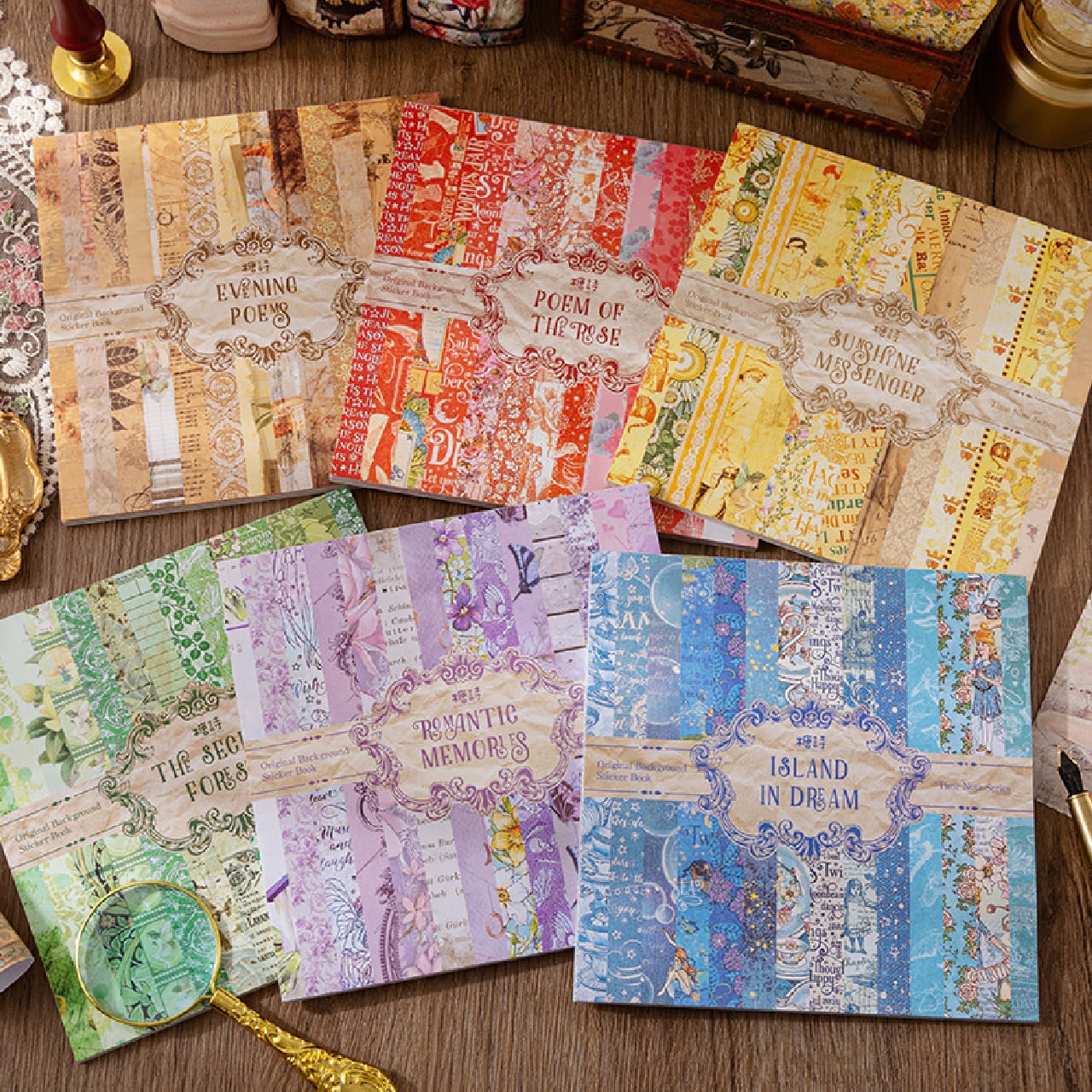 li-20】lien様 コラージュシート 素材シート デザインペーパー 楽天