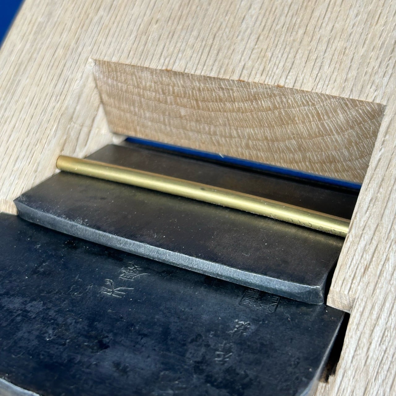 舟弘作 / 天慶鉋(てんけい) 大鉋〈3寸5分〉小吉屋作：段付き5寸5分白樫