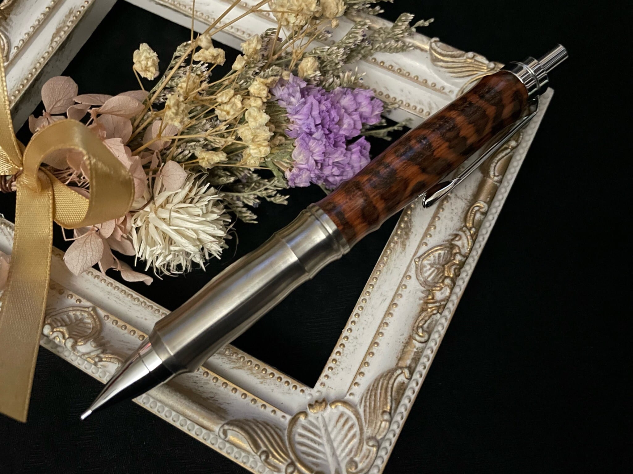 4:スネークウッド 木軸シャープペンオリジナルグリップ(チタン) | Flamberg