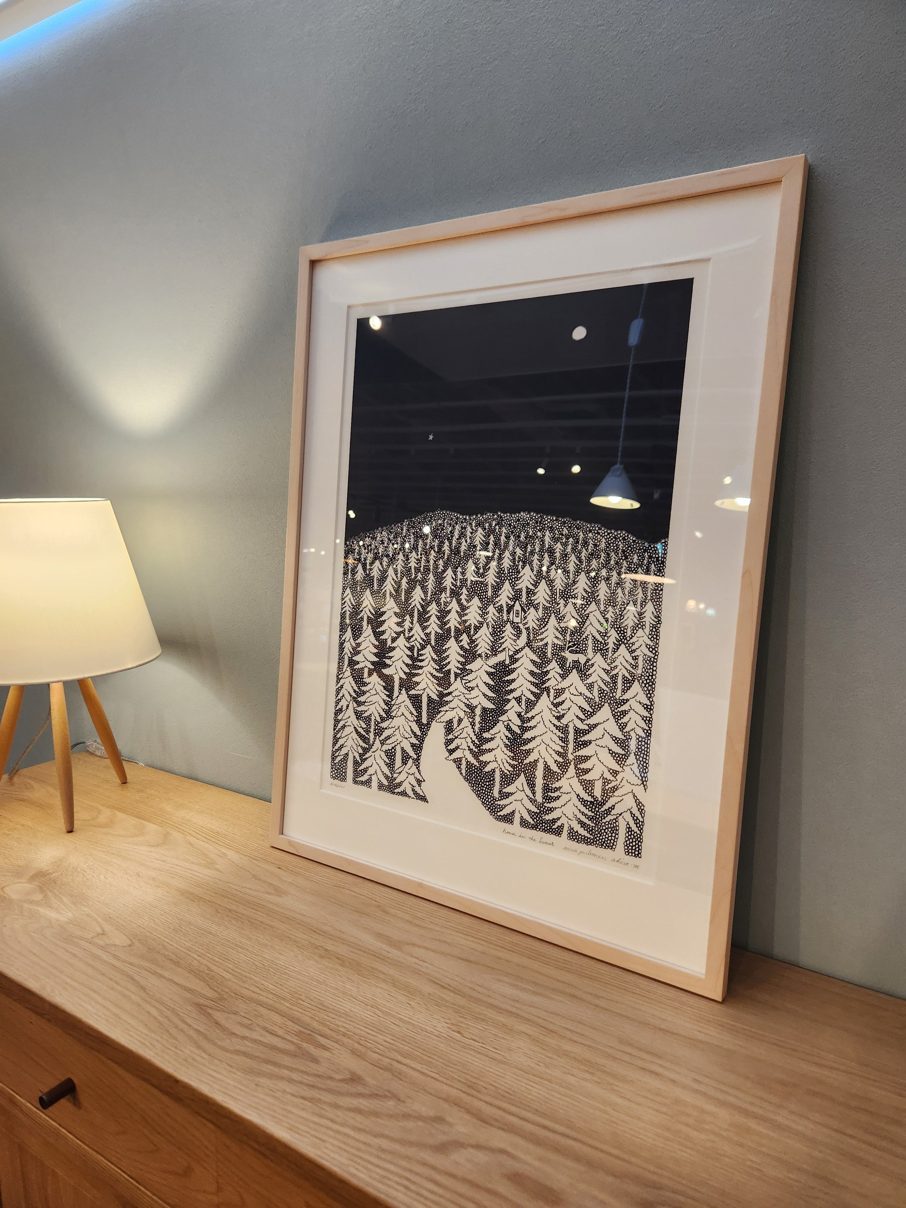 アートポスター「HOUSE IN THE FOREST」A2サイズ | masamura