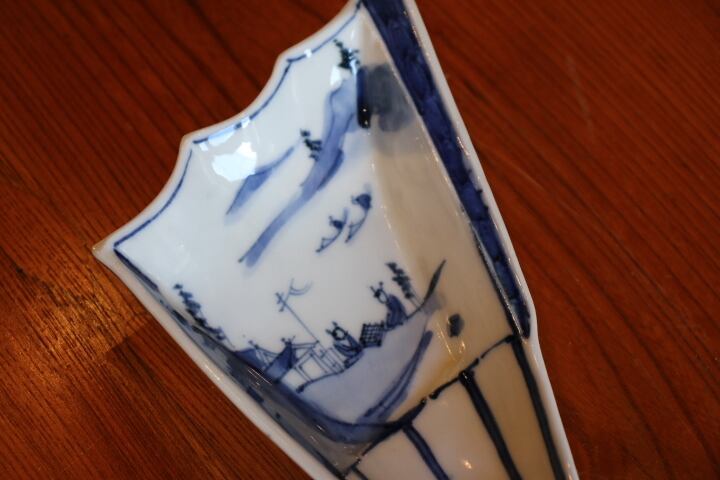 須田秀石 茶懐石用、クリスタル舟形向付け鉢 8客プラス2客 須田秀石