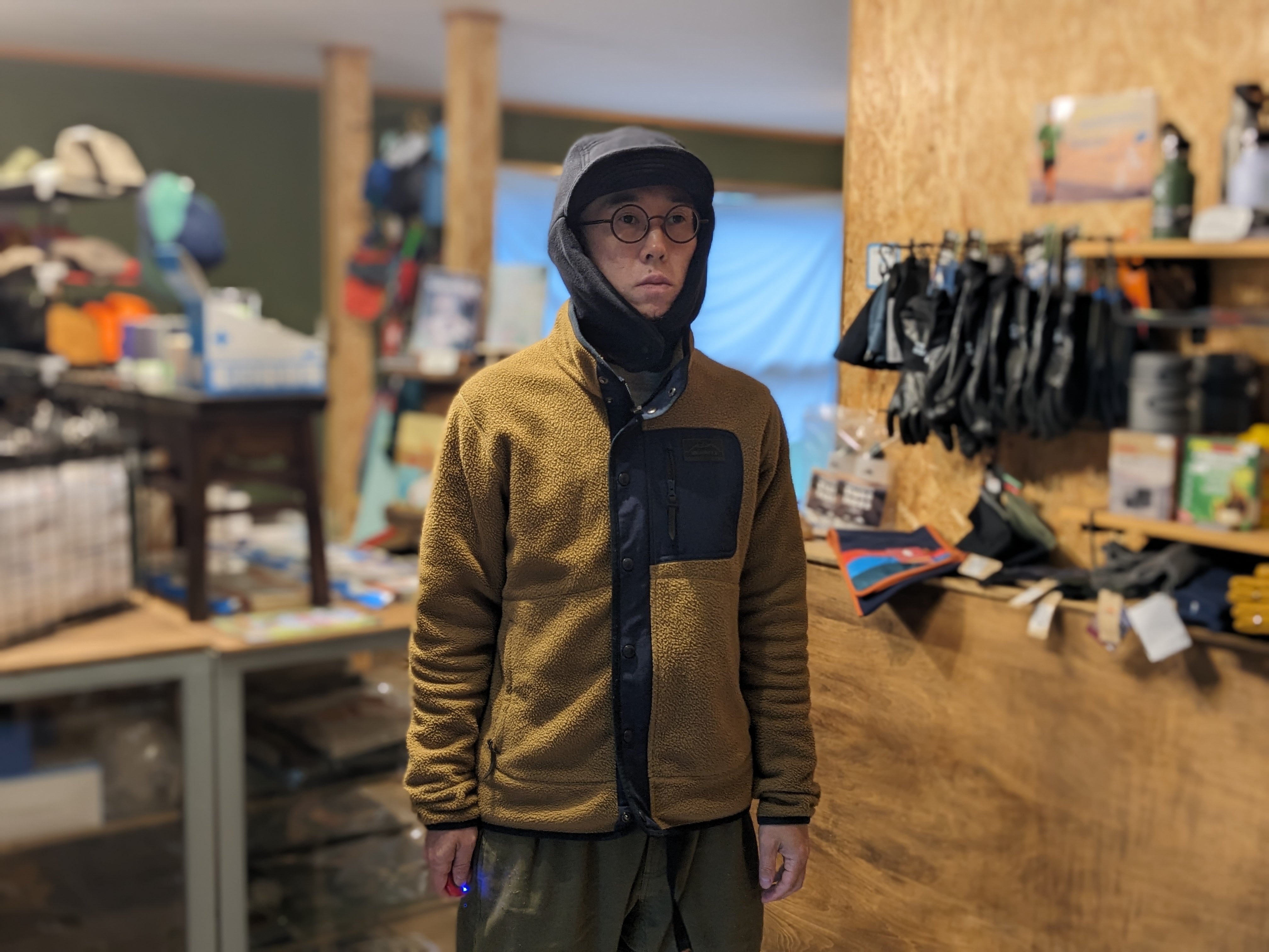 NANGA（ナンガ） POLARTEC EAR FLAP CAP BLACK | アウトドア・宿