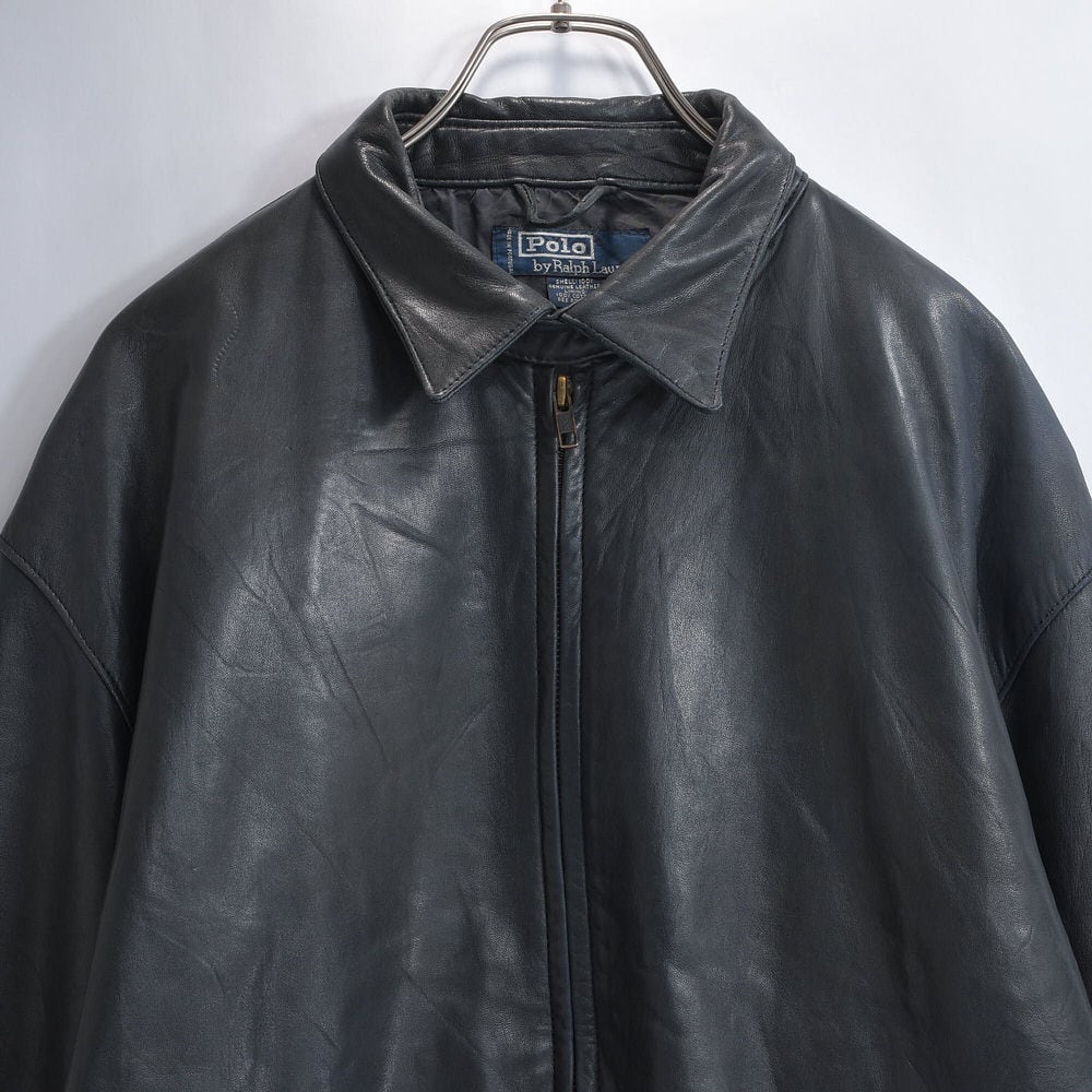 90s ポルトガル製 POLO by Ralph Lauren ラルフローレン レザー