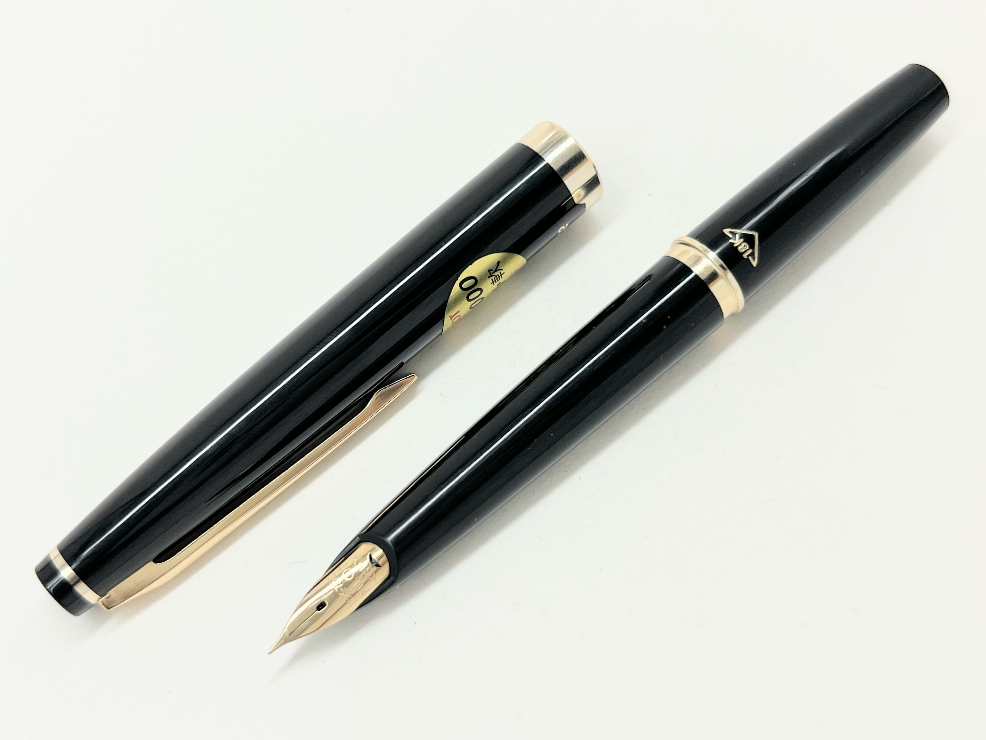 0179 オーバーホール済み 万年筆 パイロット PILOT ロング 18k 0179