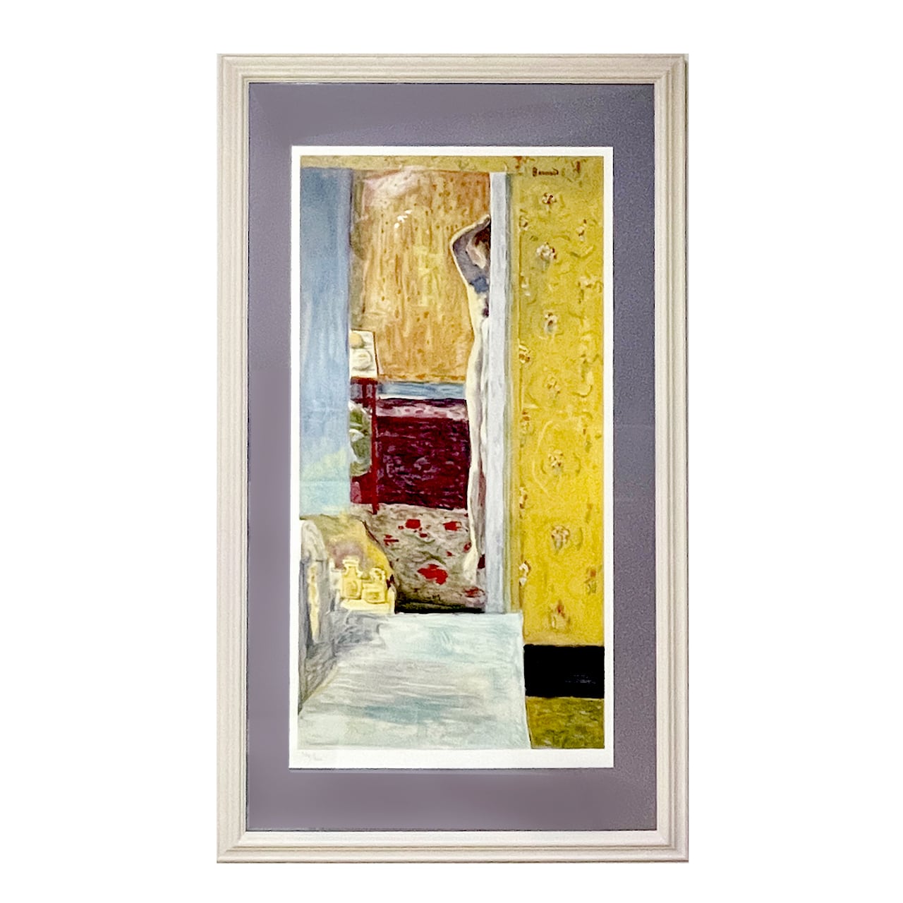 5221 額装 ピエール・ボナール「La chambre jaune 」送料無料 5221