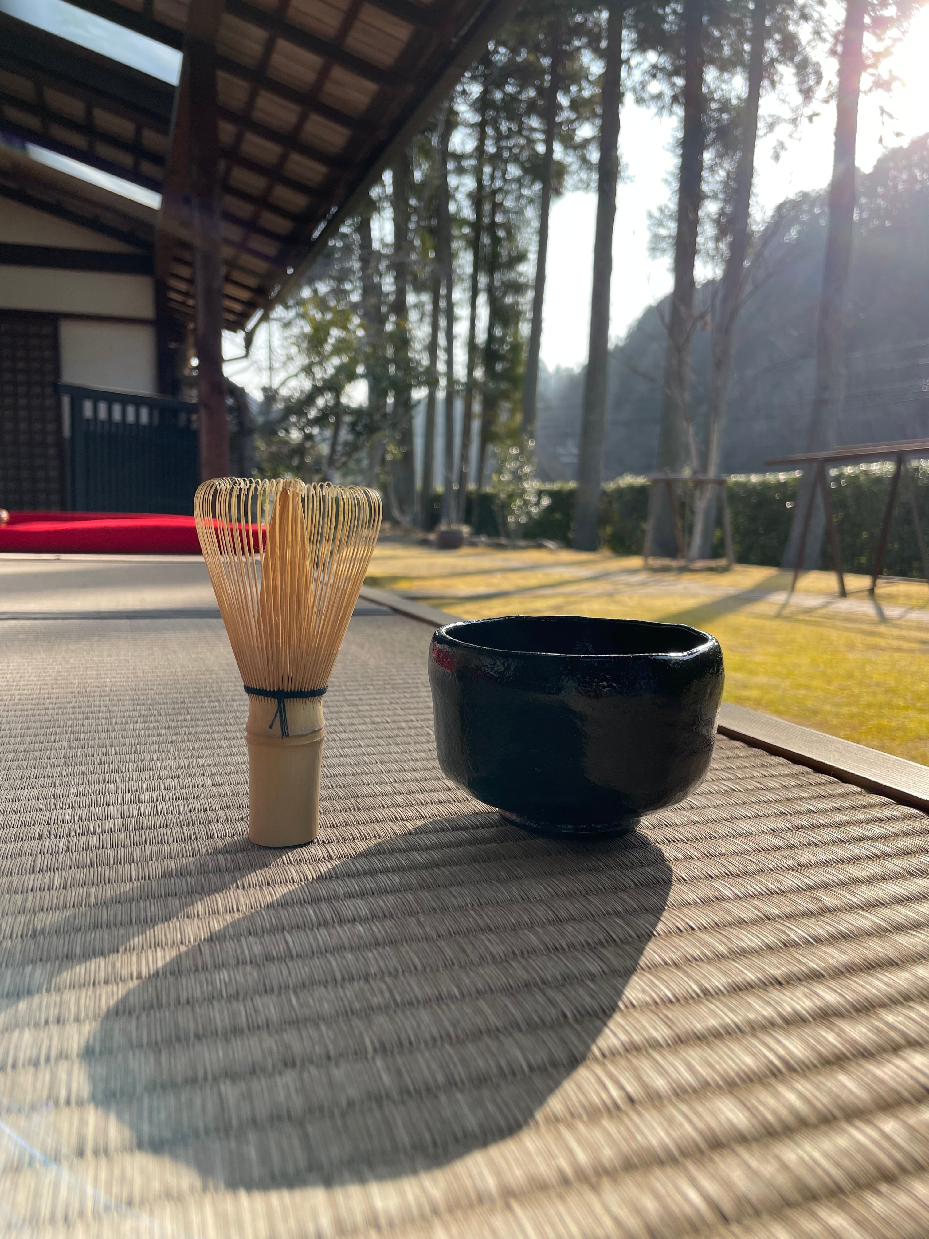 野点に最適 小ぶりな黒楽茶碗（利休茶箱用） | takako_market