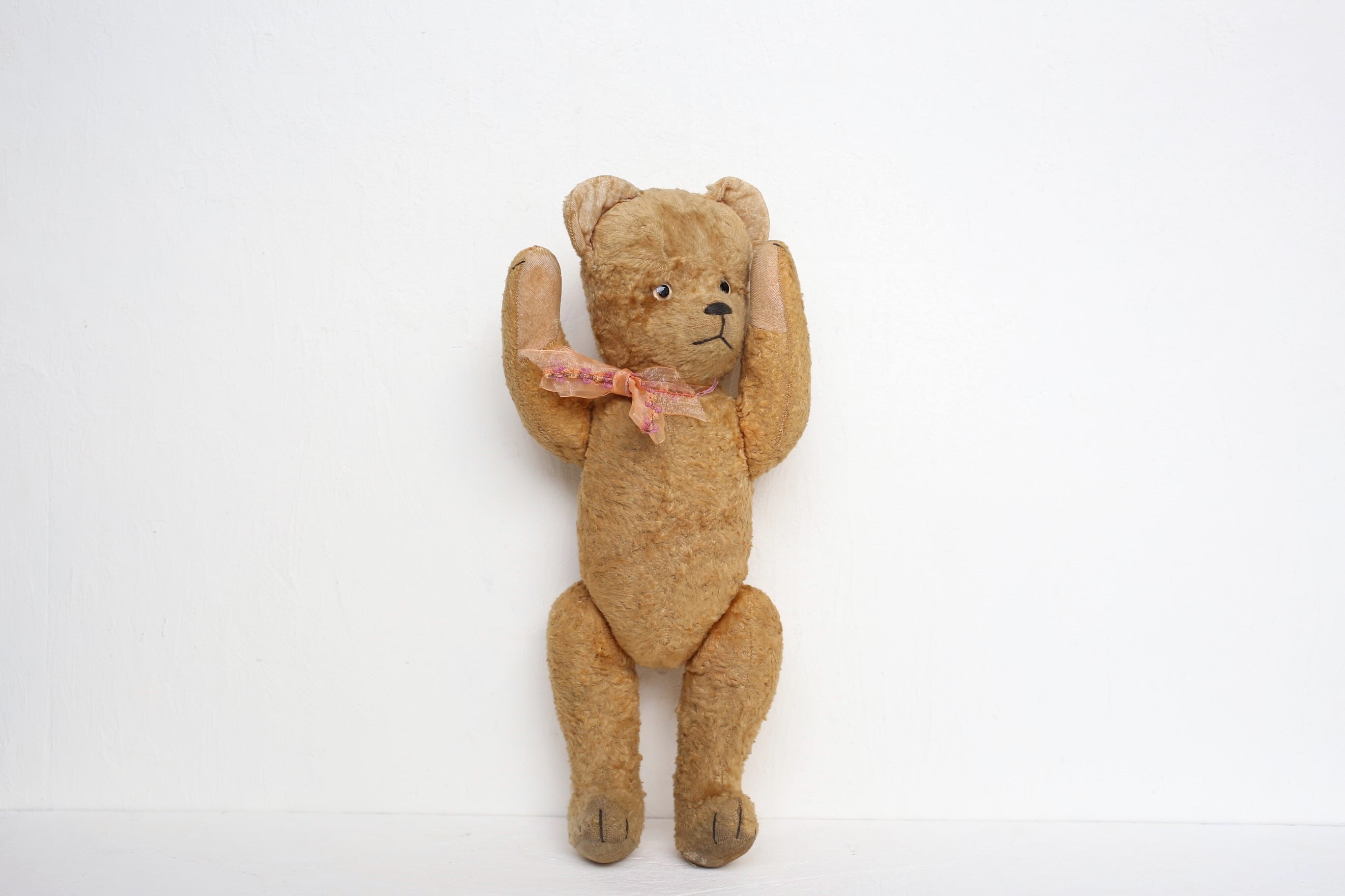 フランス アンティーク ヴィンテージ テディベア フレンチベア 39cm N