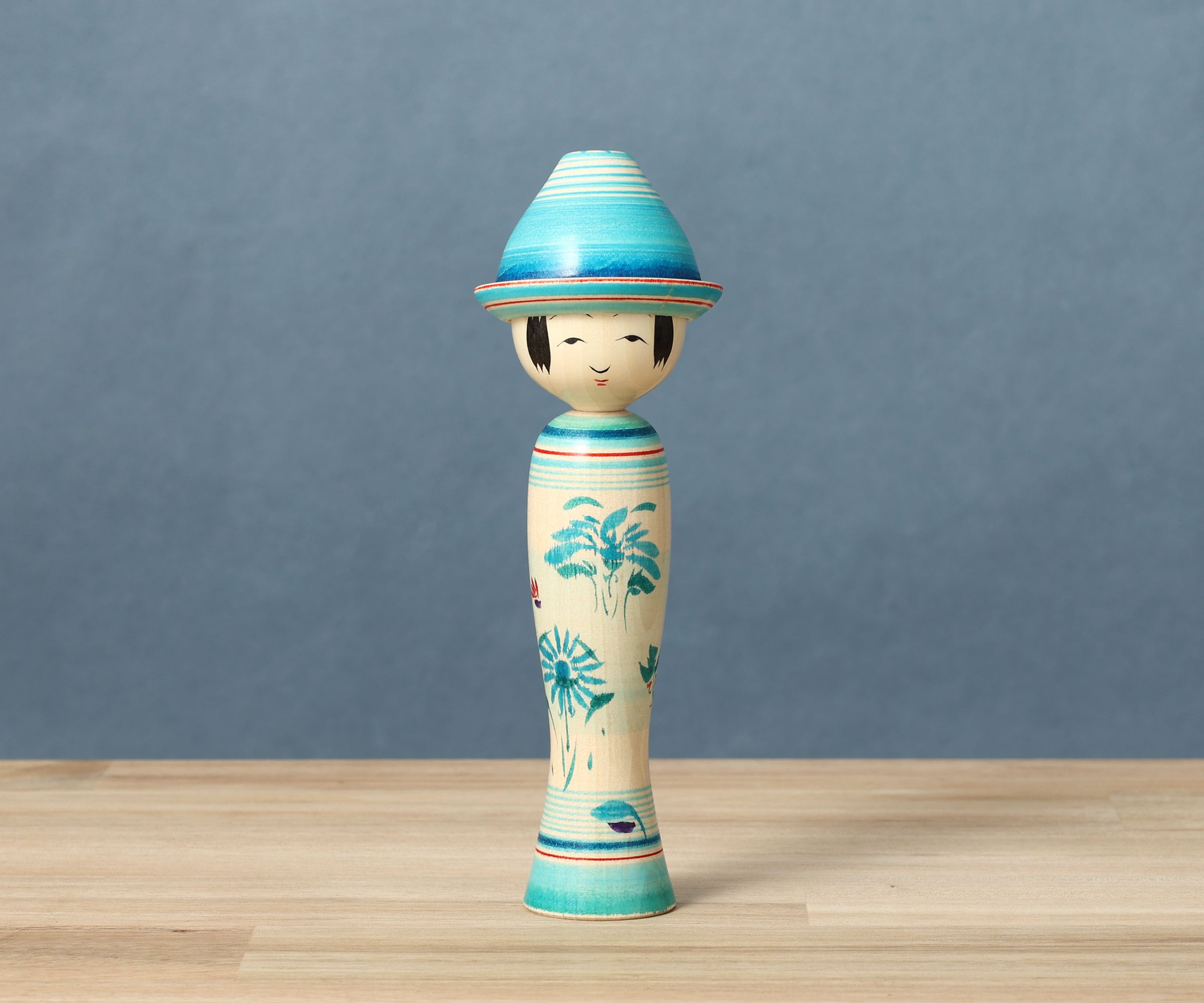 帽子こけし Boushi-hat kokeshi doll | 大沼秀顕工人 Hideaki OHNUMA