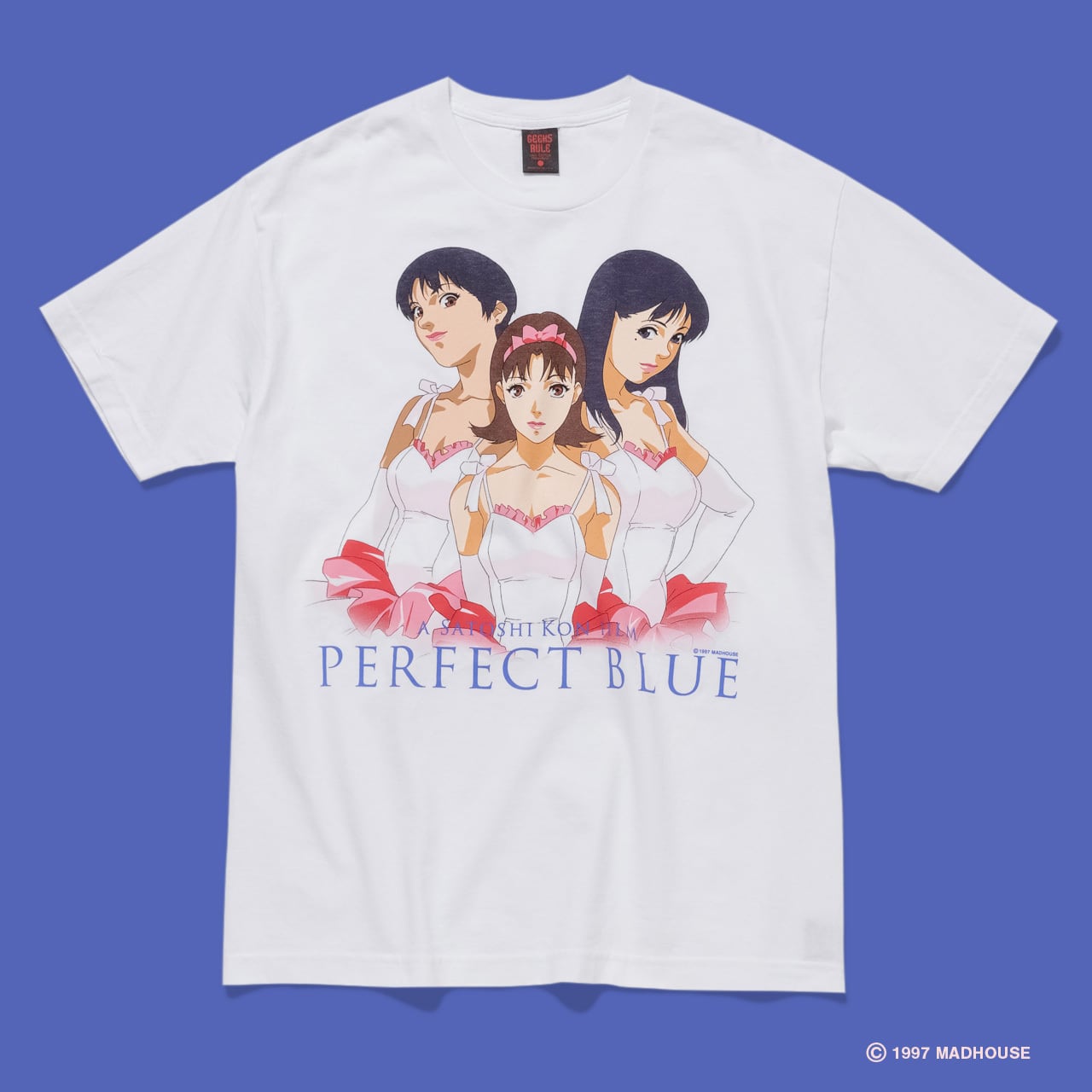 PERFECT BLUE × GEEKS RULE 14 SILKSCREEN PRINTING T SHIRT | GEEKS RULE