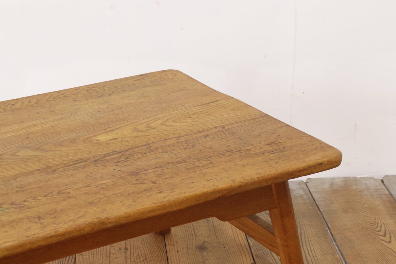 レトロ ローテーブル 座卓 センターテーブル 無垢材 花台 展示台