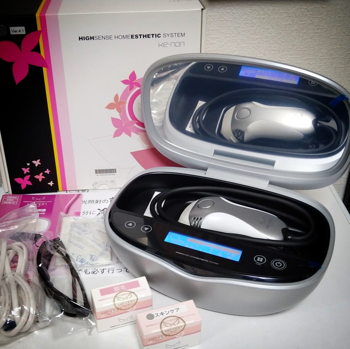 ケノンver4.1 ケノン kenon フラッシュ式 脱毛器 ver4.1 カートリッジ3