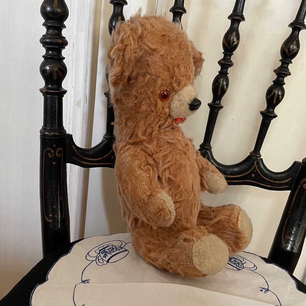 986 蚤の市購入 クリアランス フランスアンティーク クマのぬいぐるみ