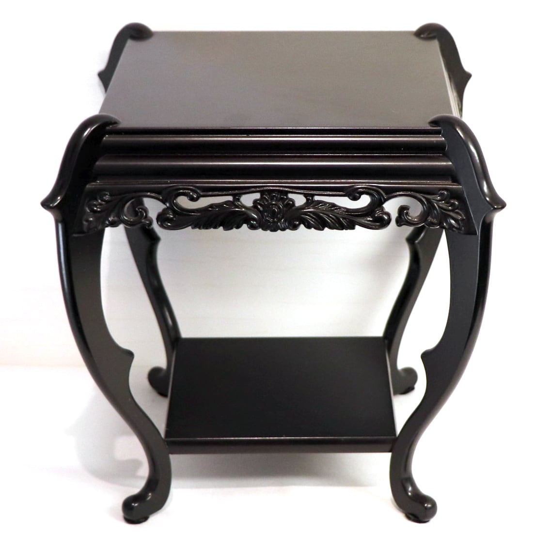 黒檀調・香炉台・飾り台・No.200628-35・梱包サイズ100 | リサイクル