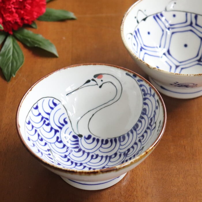 波佐見焼 翔芳窯 くらわんか碗 飯碗 Hasami-yaki Rice bowl #140 | 和