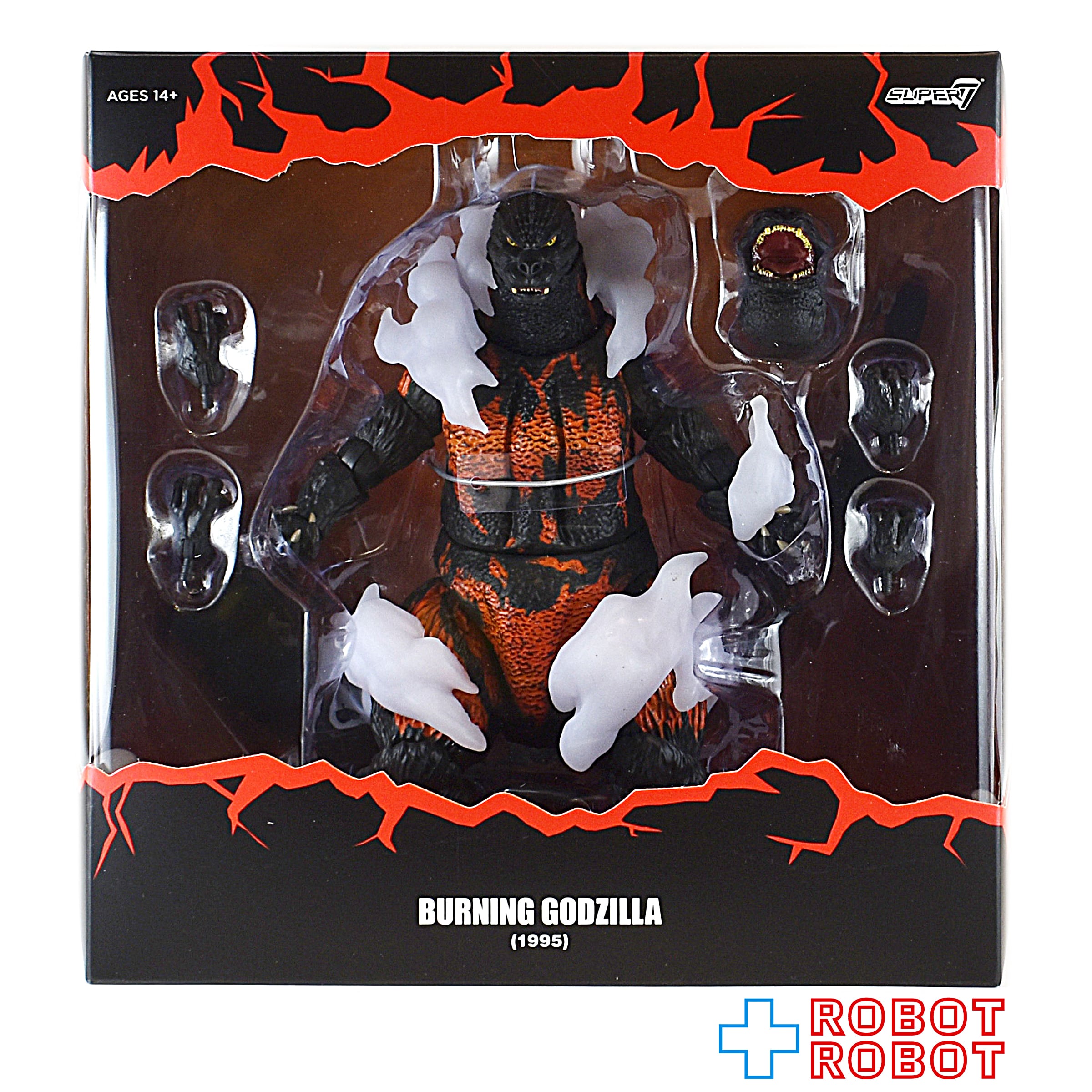 1,995年バ−ニング ゴジラソフビJAPAN製 劇場限定1995バーニングゴジラ