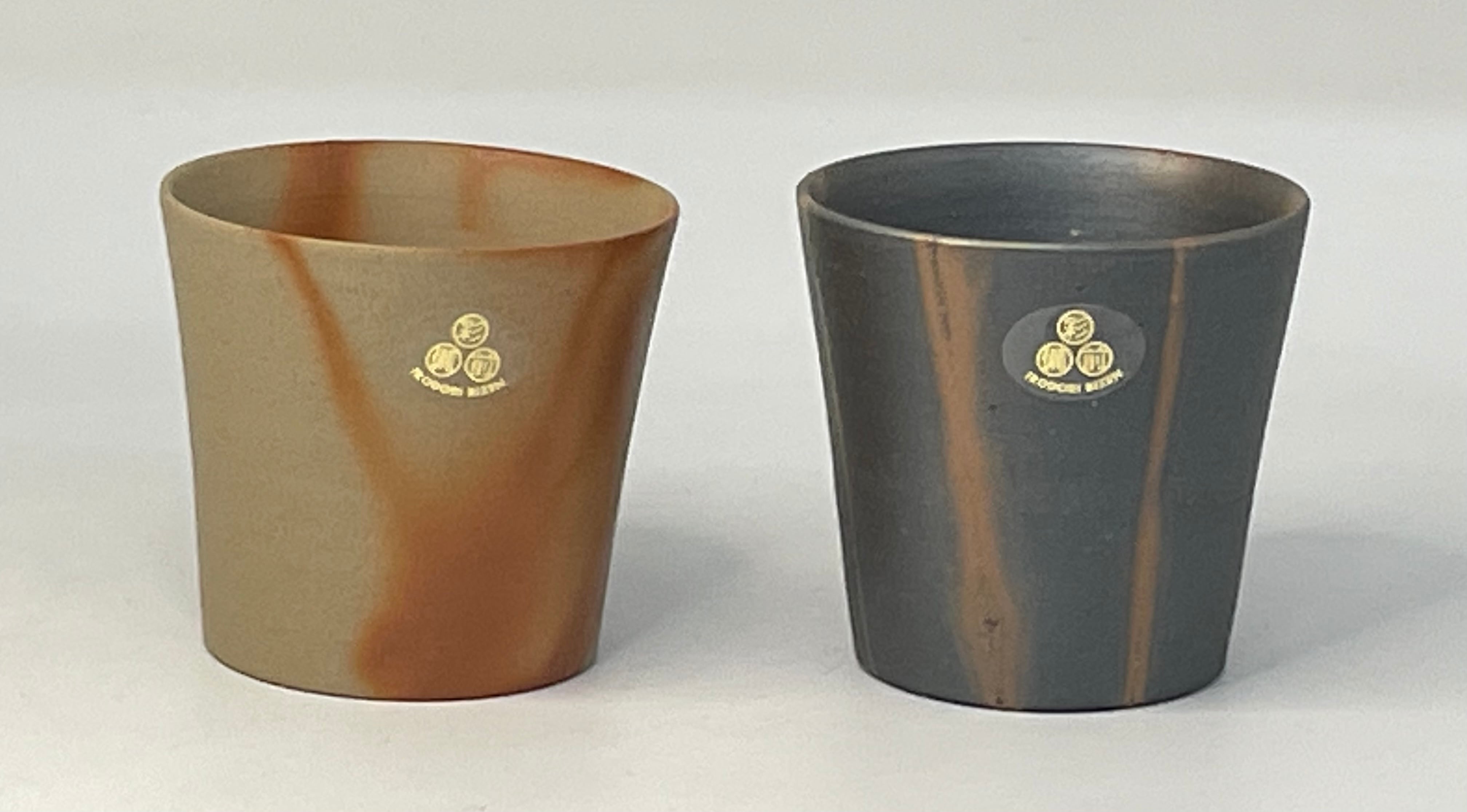 備前焼】フリーカップペア【山麓窯】 | 備前焼ギャラリー山麓窯2