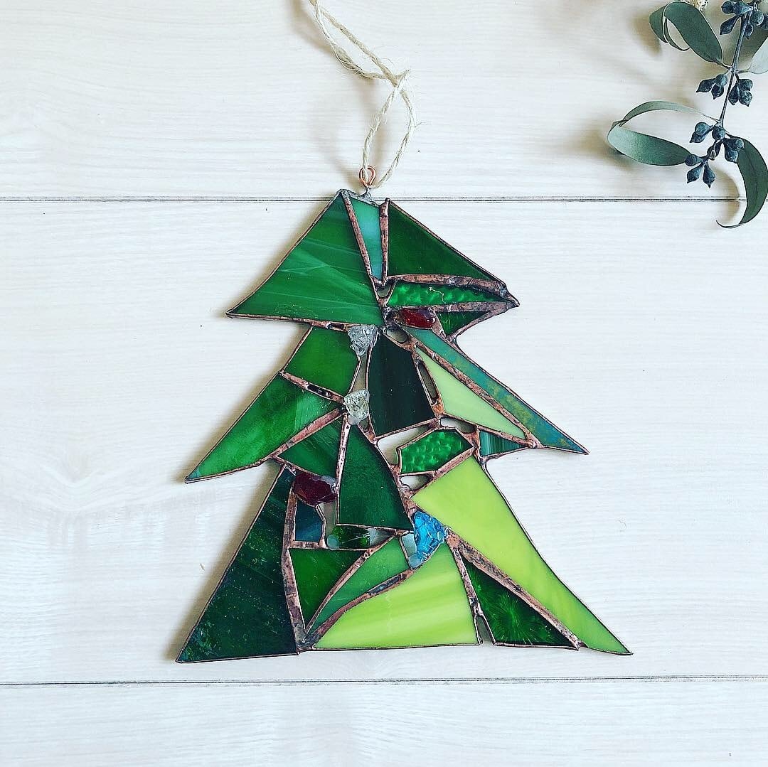 クリスマス ステンドグラスFlight into Egyptグラスマスターズ社