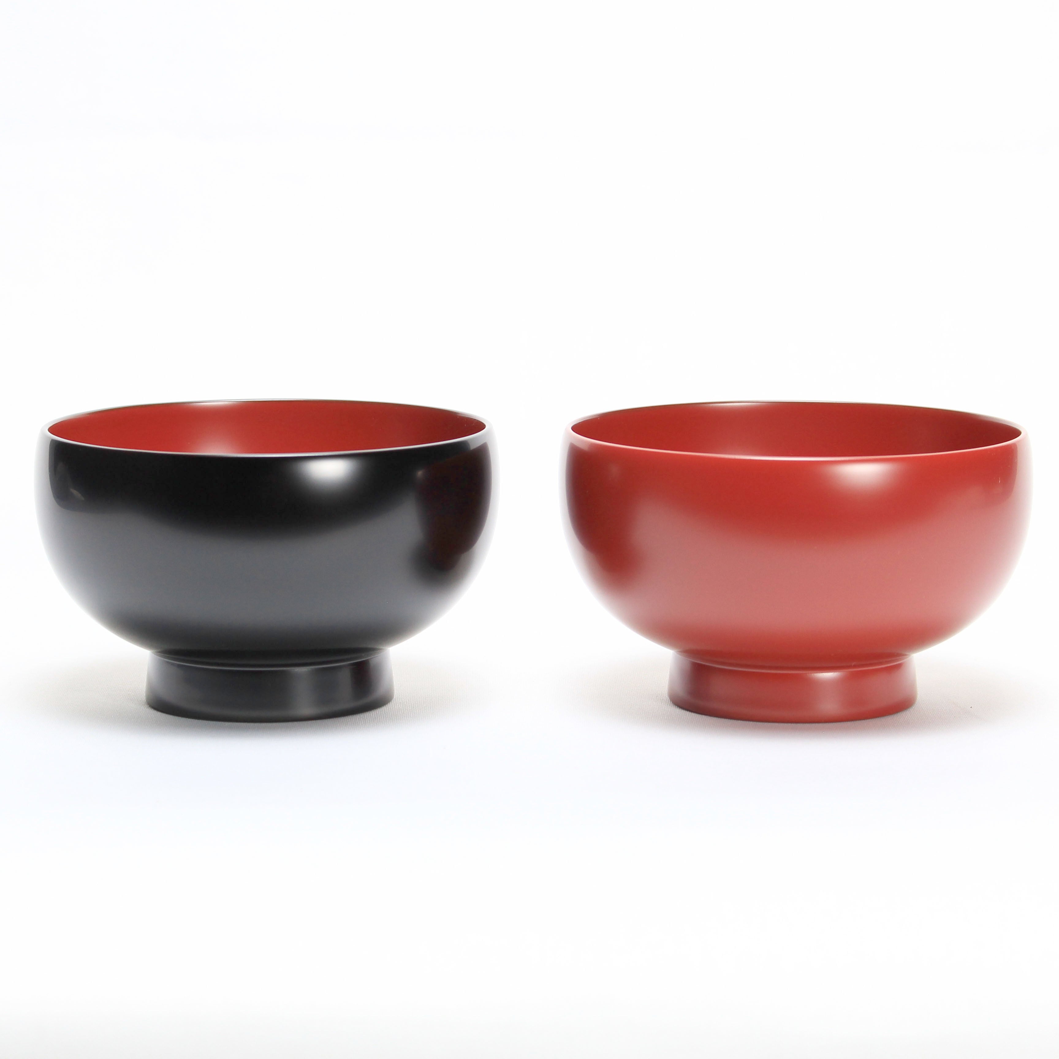 001-汁椀 胴張型 黒内朱塗 / 朱塗 | 輪島塗の老舗 輪島屋善仁 Online