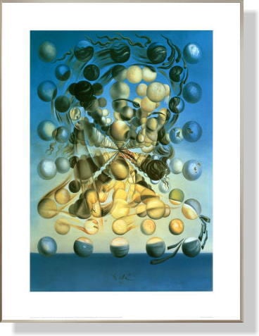 サルヴァドール・ダリ *Galatea of the Spheres【ポスター+フレーム