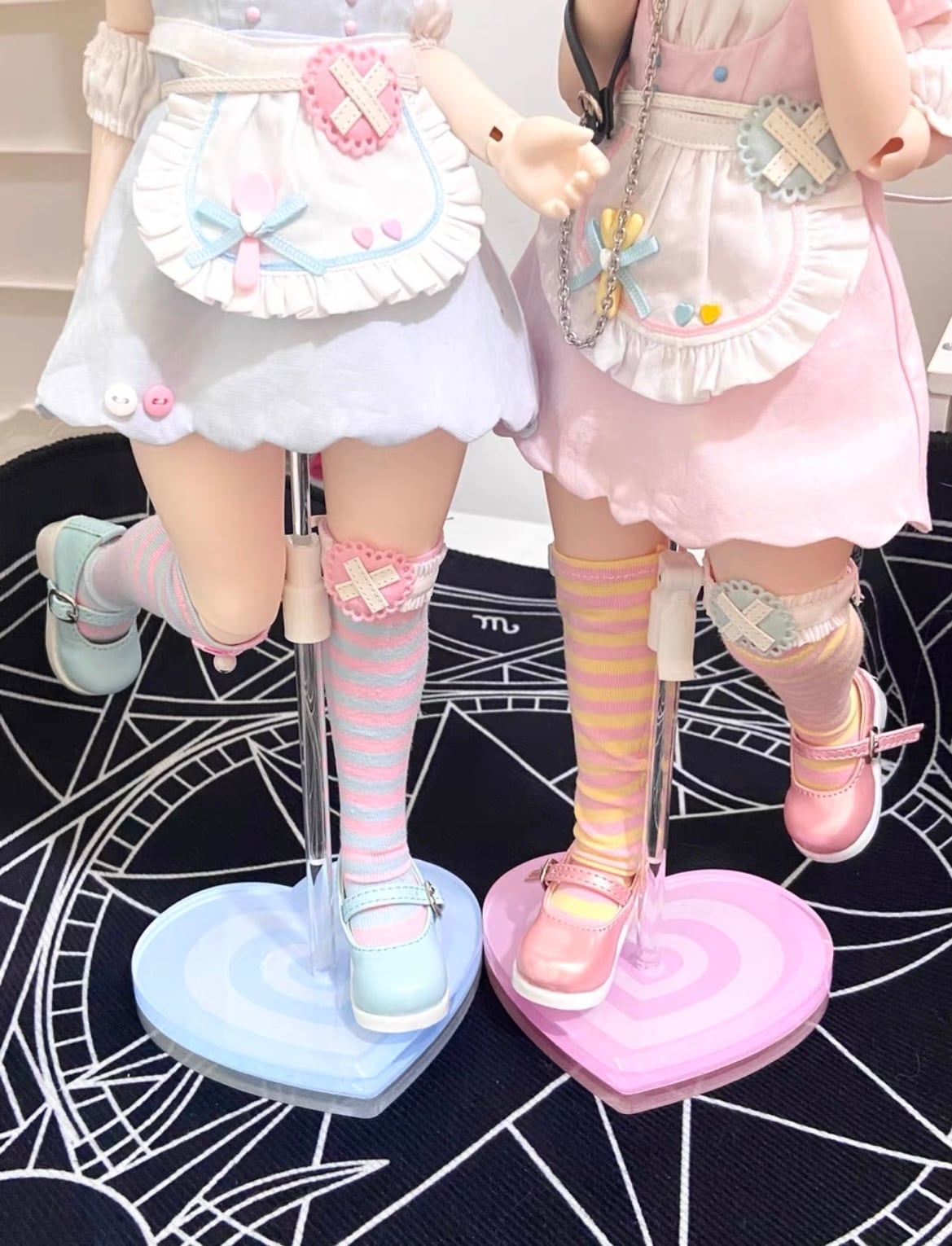 超安定！浮かせれる！ハート プラモデル フィギュア ドール スタンド