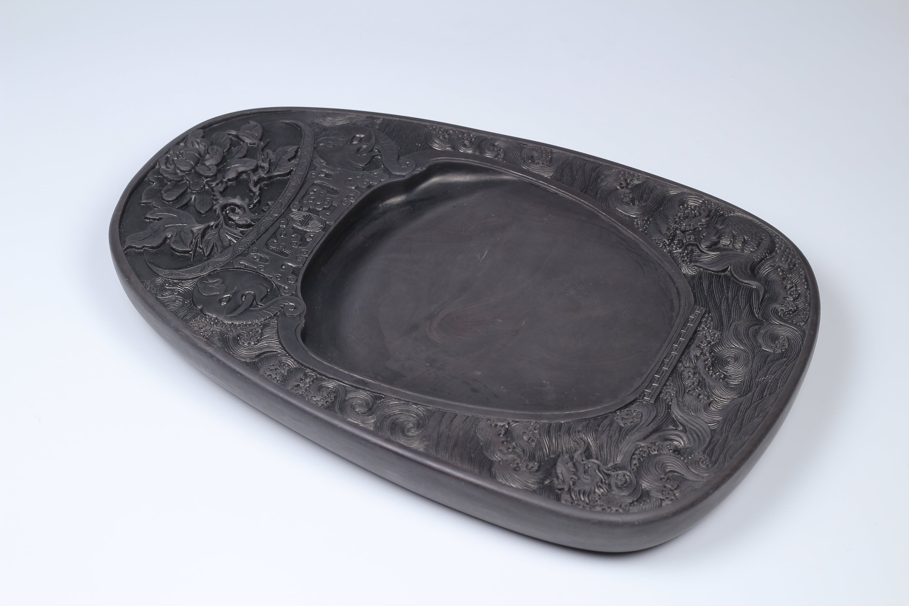 蘭亭硯 古硯 極品 乾隆辛巳年彫 書道家 文房四寳 端渓 中国骨董