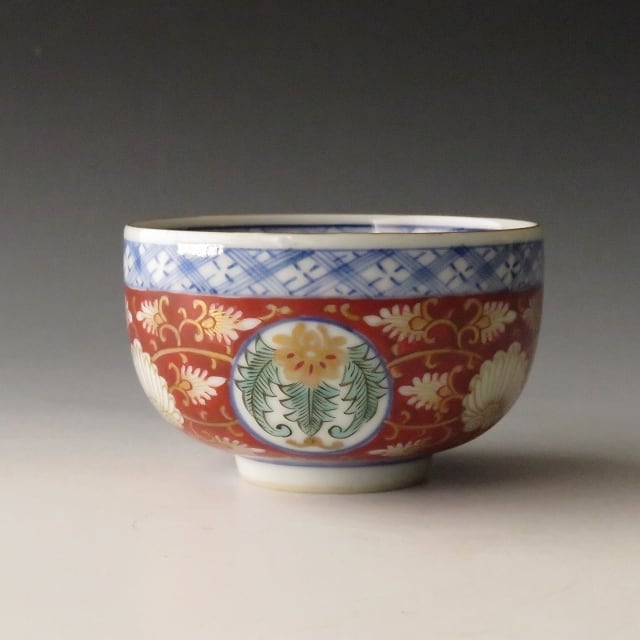 赤絵 茶碗 幕末〜明治 志手原焼 茶道具 古美術 古道具