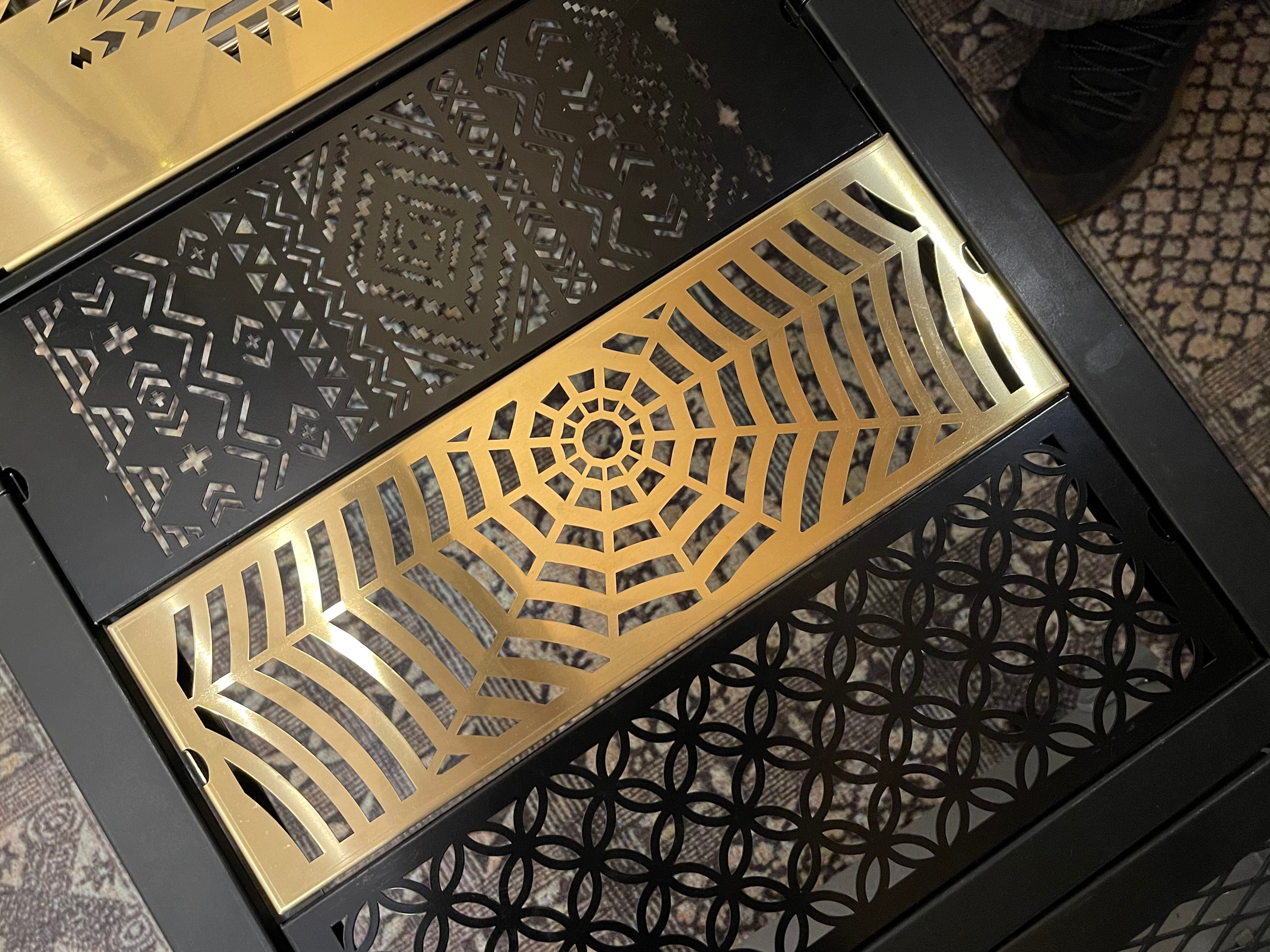 IGT 天板 真鍮 ハーフユニット 【 スパイダー 】アイアングリル