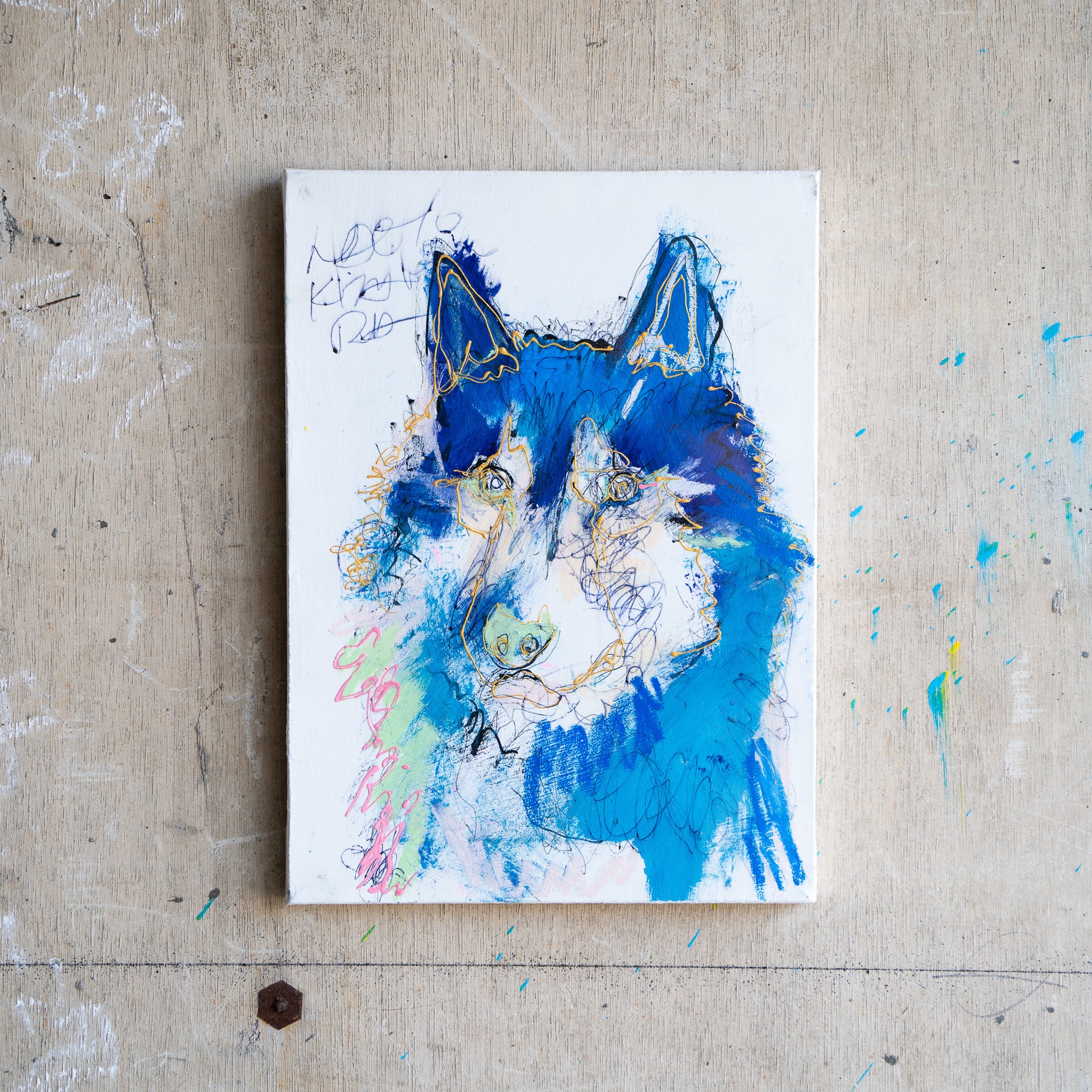 北村直登さん 原画 F4 ボストンテリア 北村直登さん 原画 F4 ボストン