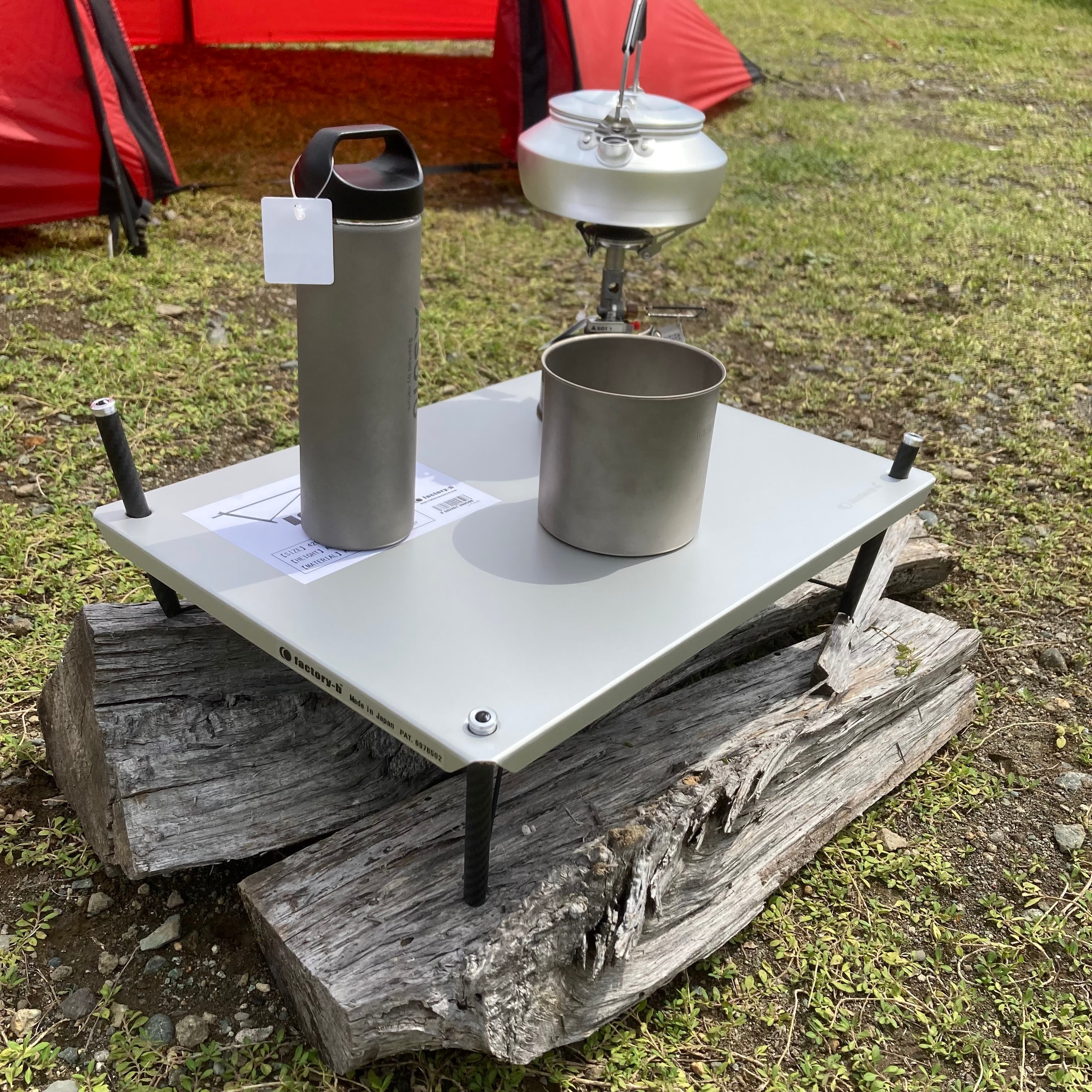 factory-b × Peakfourteen level ULチタンテーブル LEVEL（レベル）超