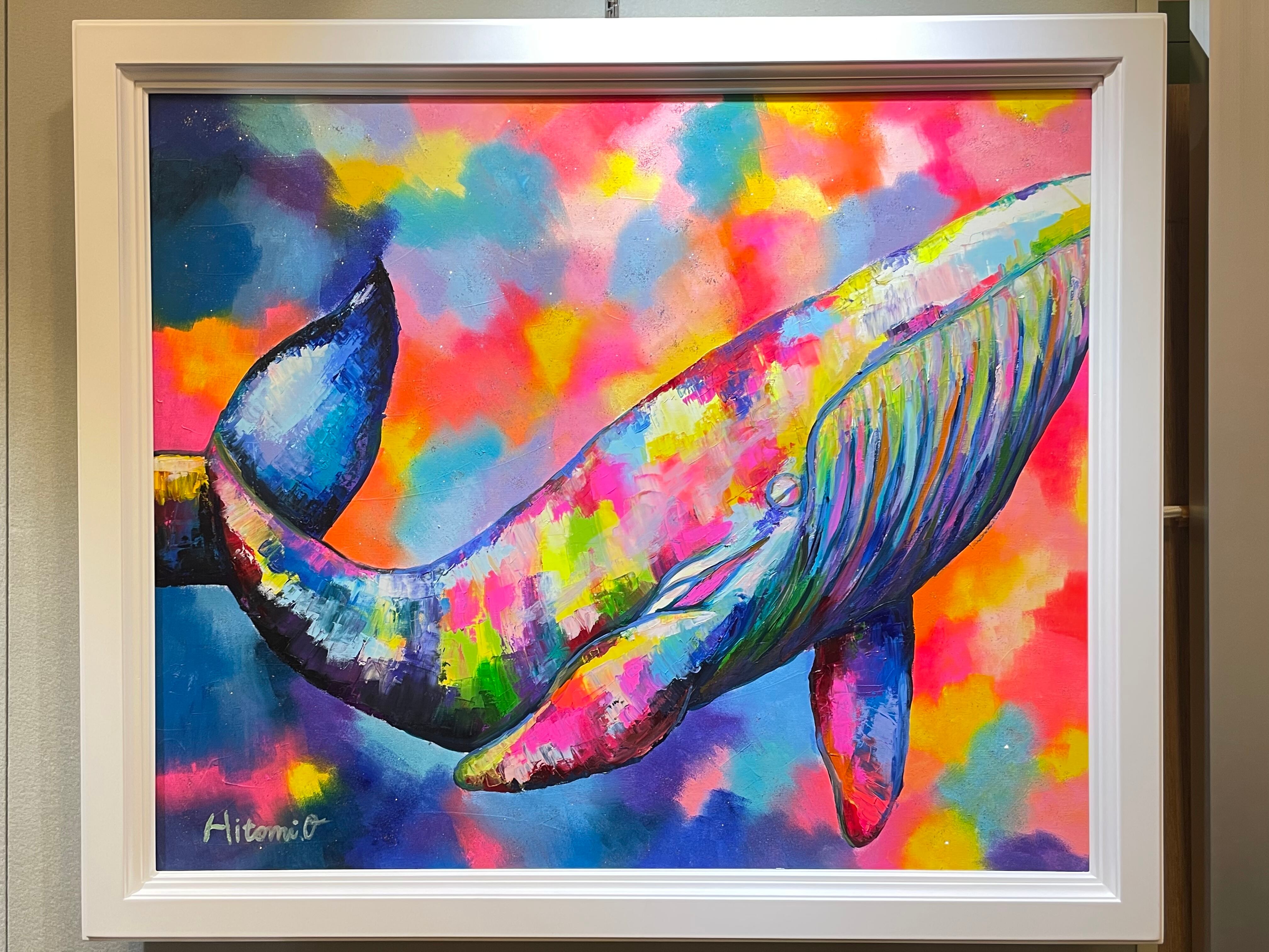 油絵現代アート愛Ⅳ 作者あんどうまさひろ油彩画