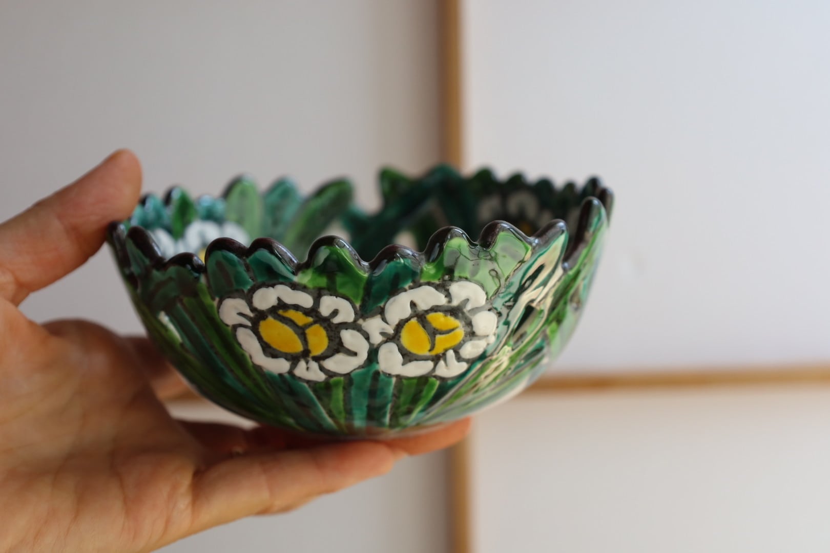 乾山写 水仙 向付 TKD020055B | 陶花堂