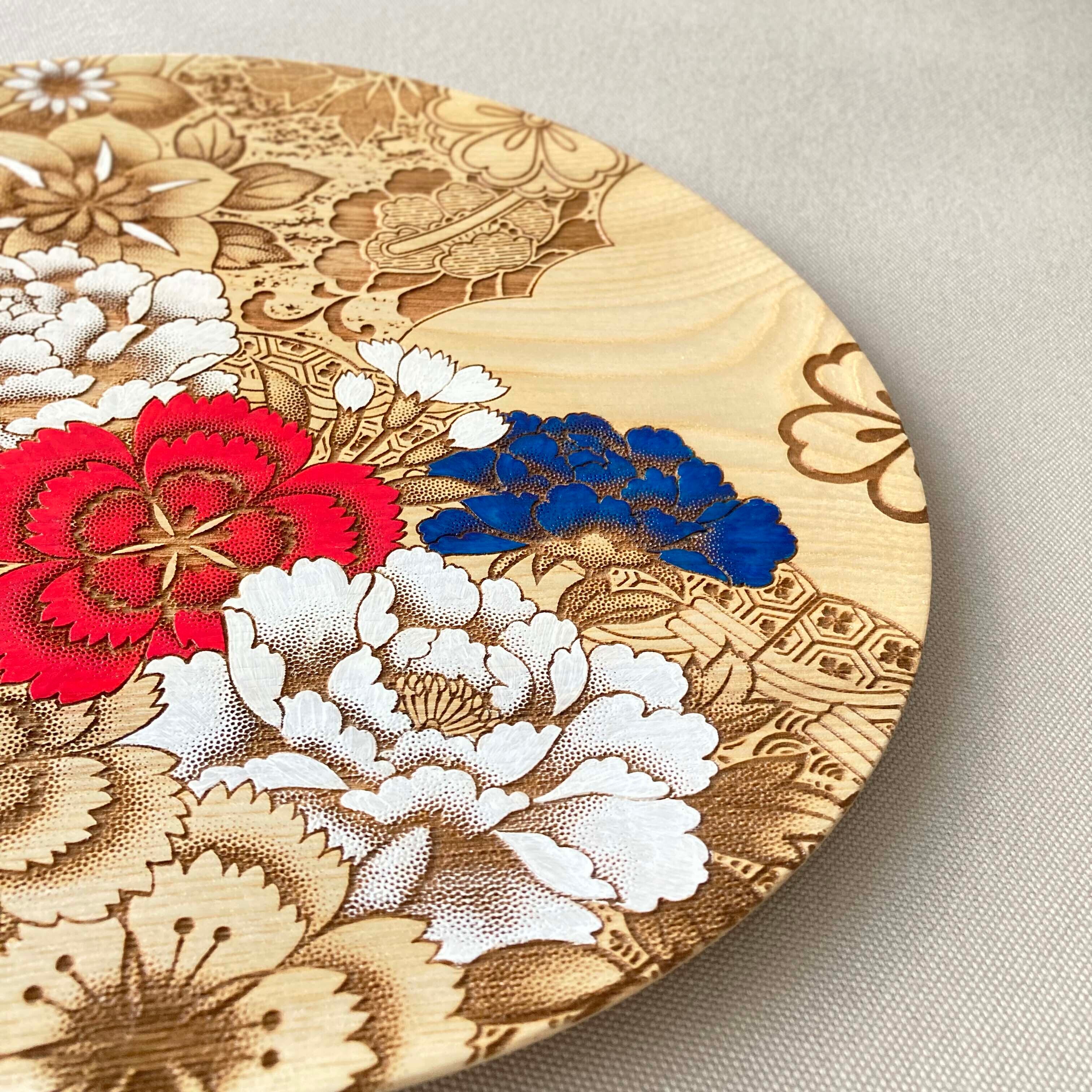 大皿】京友禅尽くし -彩 Ornamental plate | Sansai