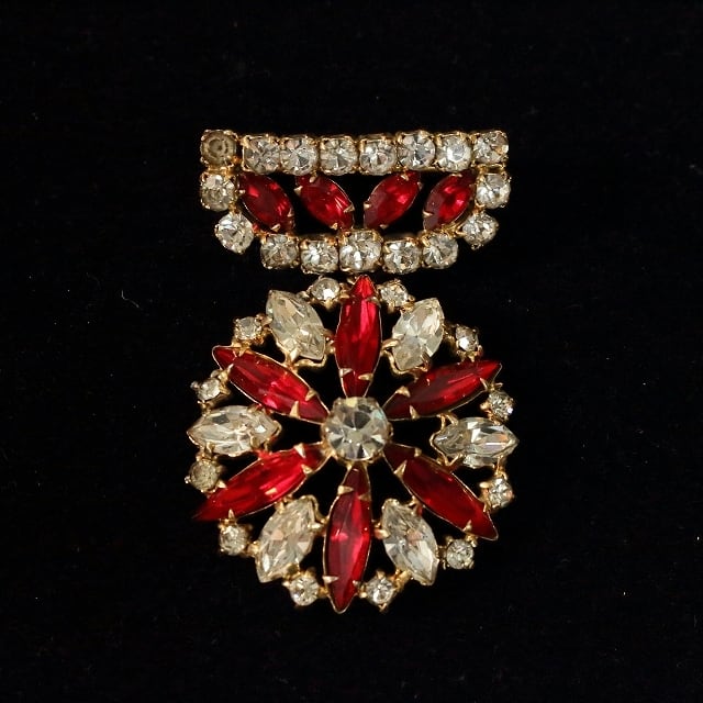 Happy S 14Kグリーンクォーツ 帯留め兼ブローチ Happy S 14Kグリーン